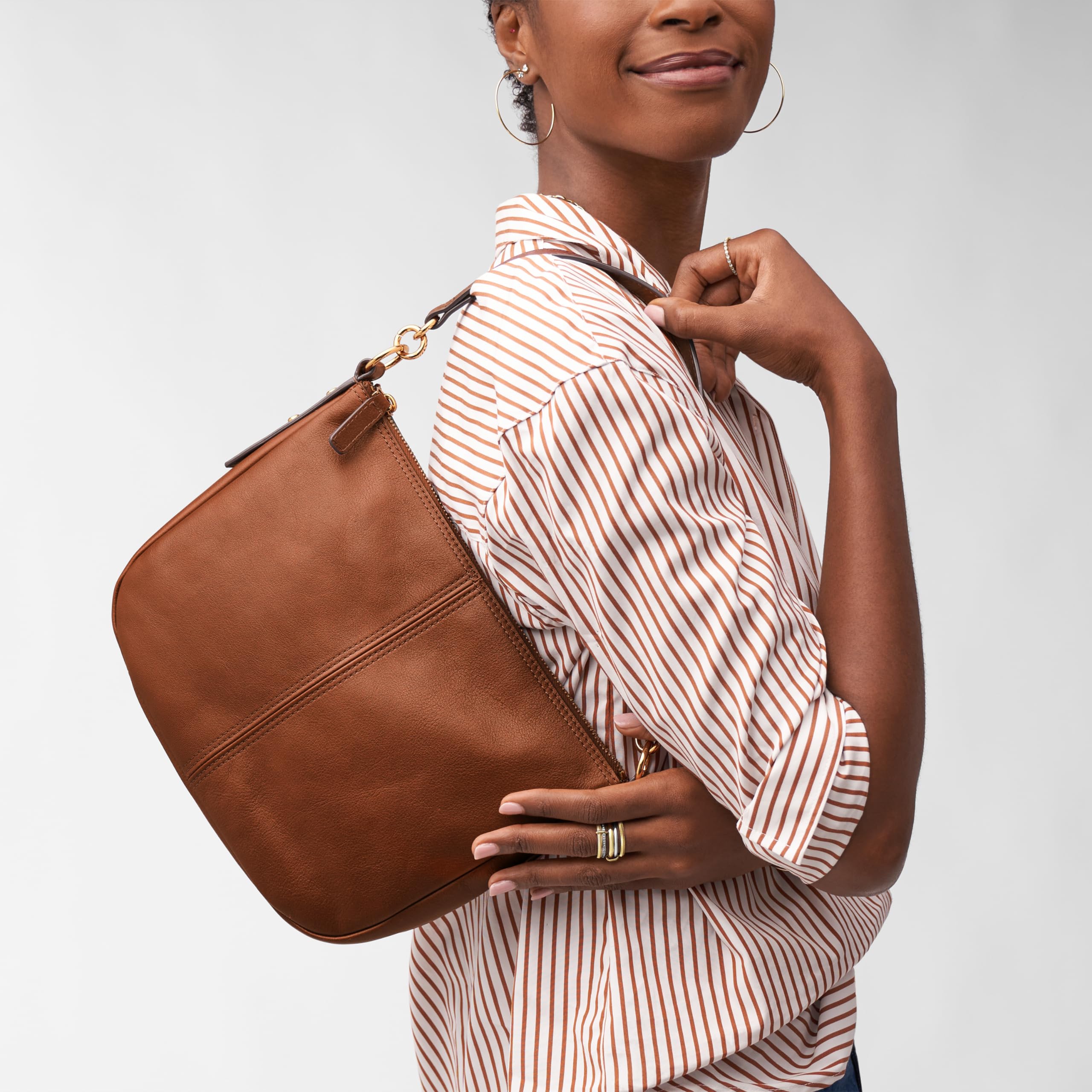 Fossil Jolie Leather Crossbody Purse for Women - Stylish Handbag with Adjustable Strap, Perfect for Everyday Use, Work & Travel