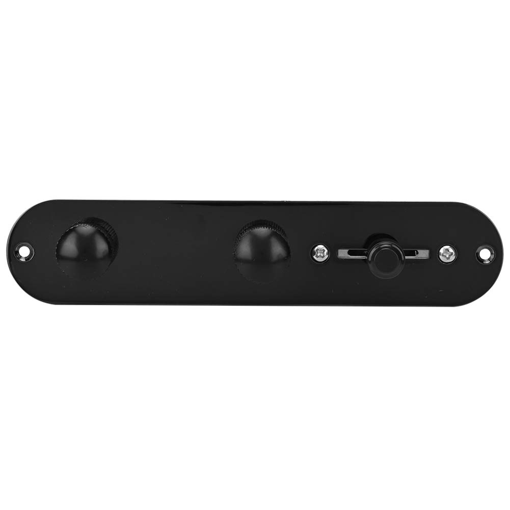 Jiawu Electric Guitar Control Plate - Rust-Proof 2 Knobs & 1 Direction Switch Panel for Guitar Players | Perfect for DIY Guitar Repair & Customization