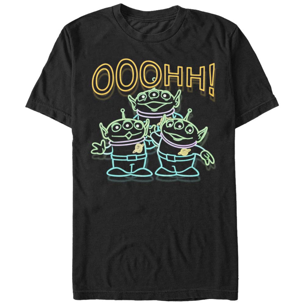 Men's Toy Story Squeeze Toy Aliens Graphic T-Shirt - Soft Cotton Tee for Disney Fans, Movie Lovers & Casual Wear