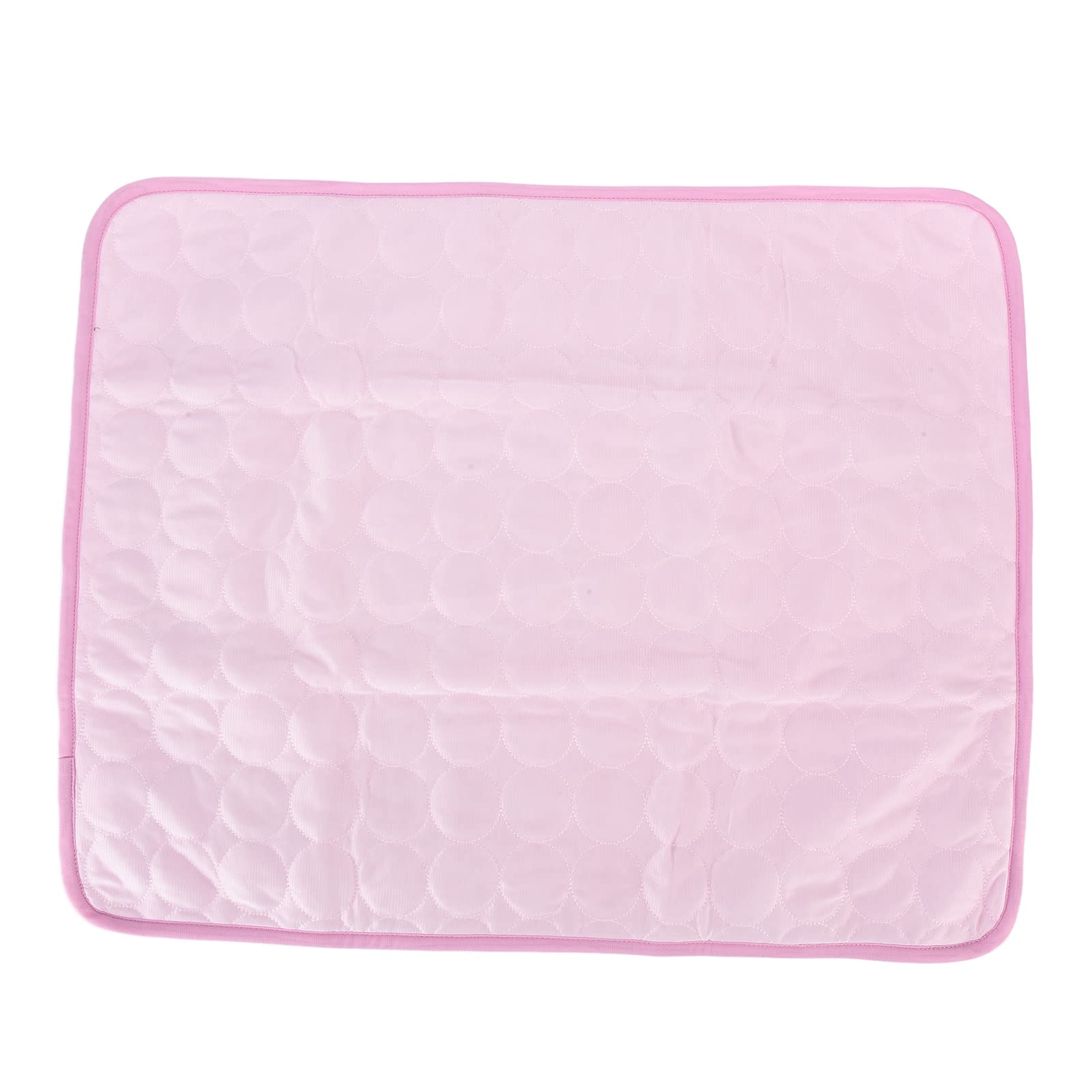 Restokki Pet Cooling Mat - Breathable Ice Silk Cooling Pad for Dogs & Cats, Foldable & Washable, Self-Cooling Pet Mat for Kennels, Outdoor, Car Seats & Couches (Medium) - Keep Your Pet Cool in Summer Heat