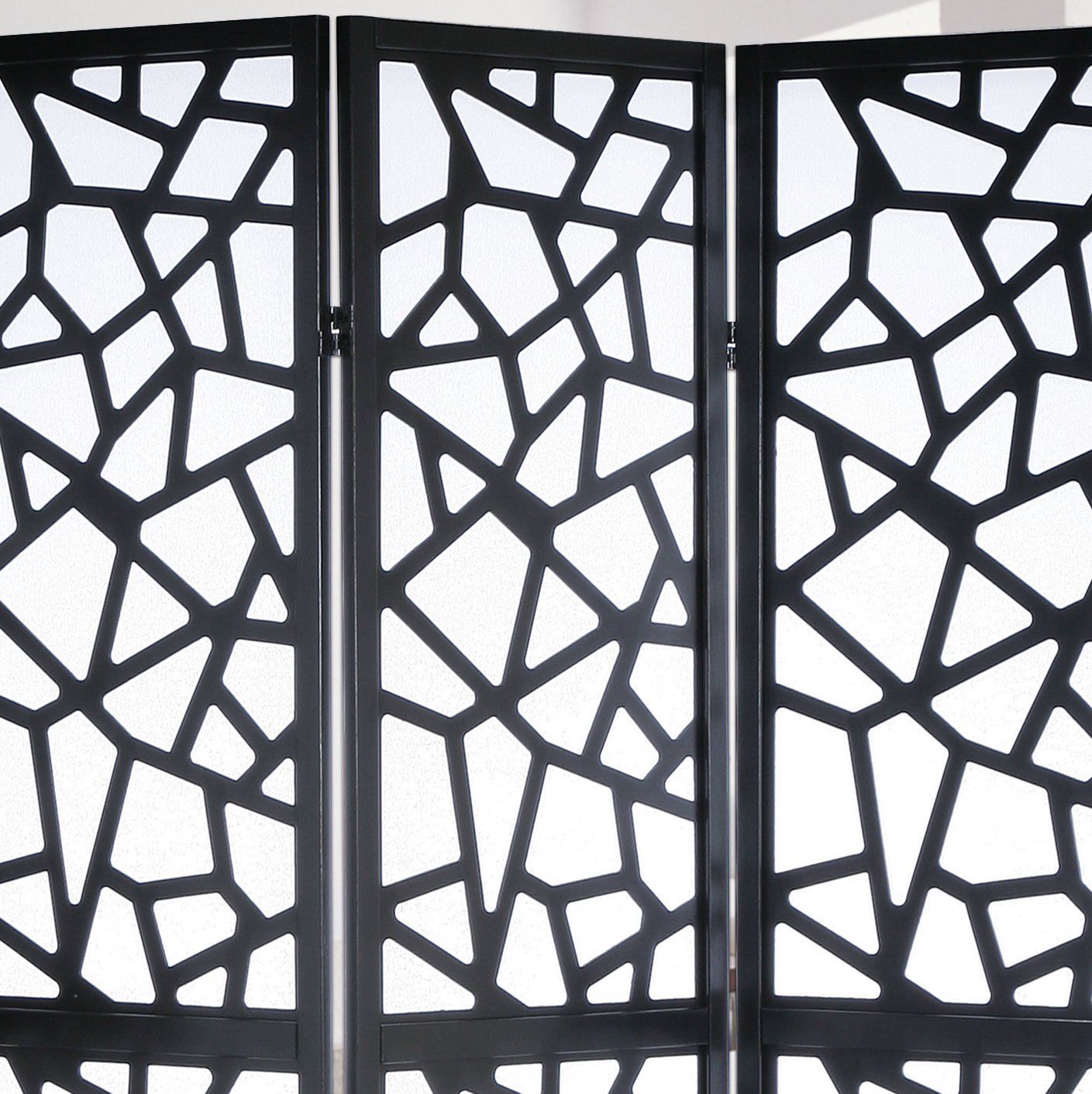 Roundhill Furniture Giyano 4-Panel Room Divider Screen - 70