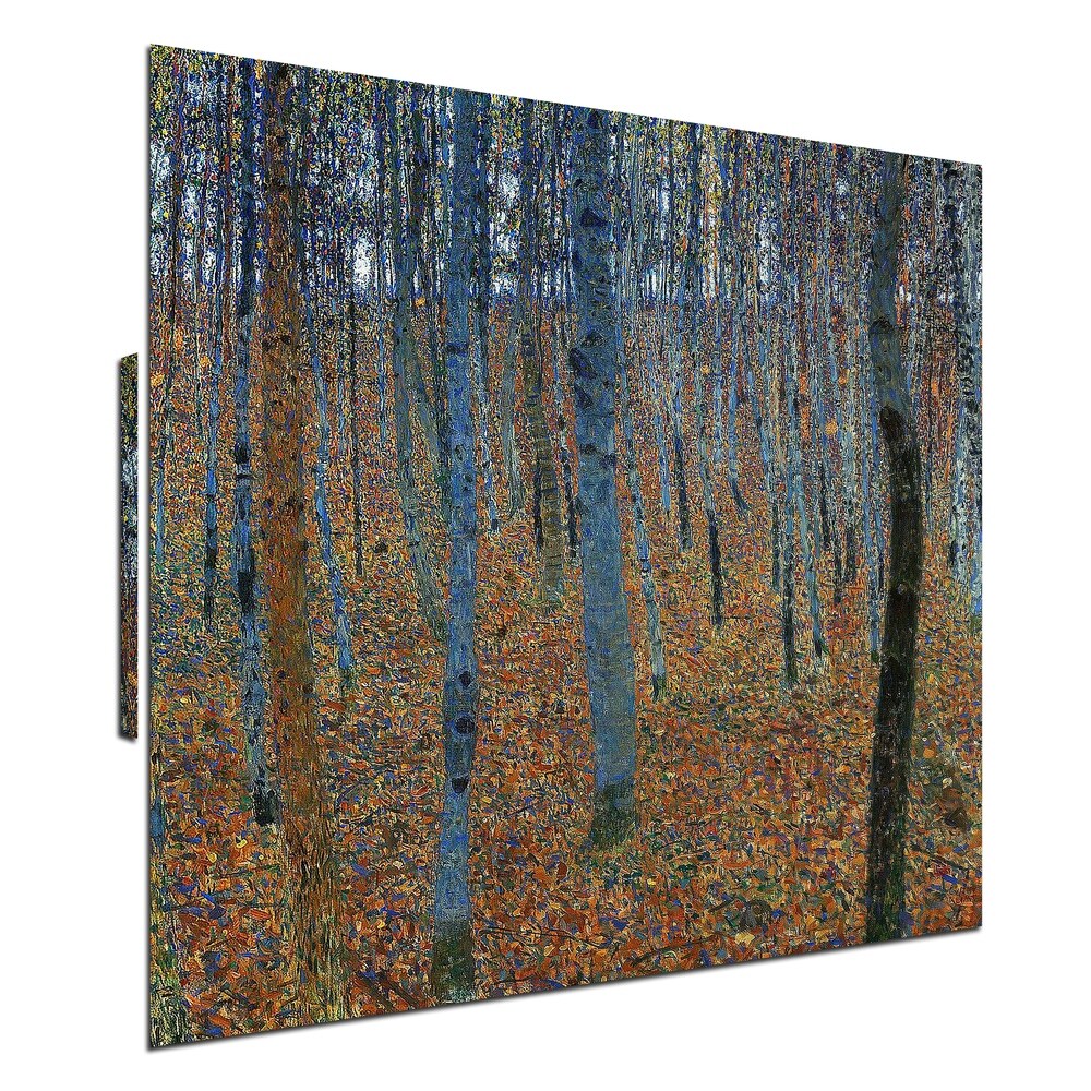 Gustav Klimt Beech Grove I Canvas Art Print - Framed & Ready to Hang - Perfect for Living Room, Bedroom, or Office Wall Decor