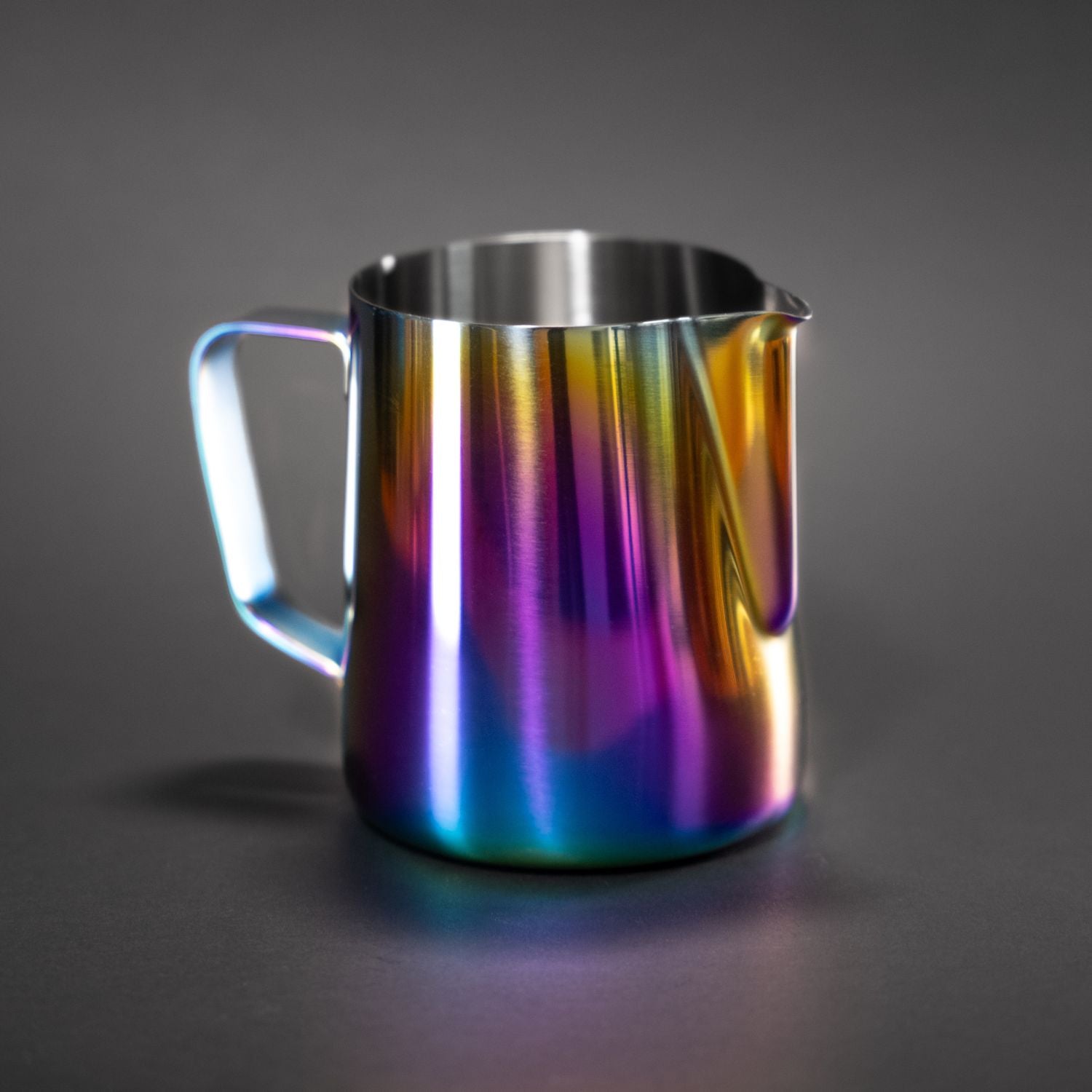 I.XXI Stainless Steel Milk Jug 350ml - Motta Style Electroplated Coffee Frothing Pitcher for Latte Art, Cappuccino & Hot Chocolate - Perfect for Home Baristas & Coffee Shops