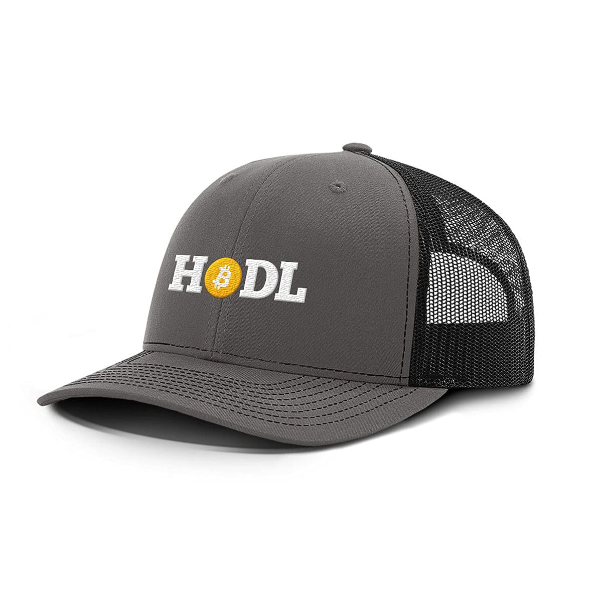 HODL Bitcoin Mesh Baseball Cap for Men - Breathable Adjustable Snapback Hat with Mesh Back - Perfect for Casual Wear, Outdoor Activities & Crypto Enthusiasts