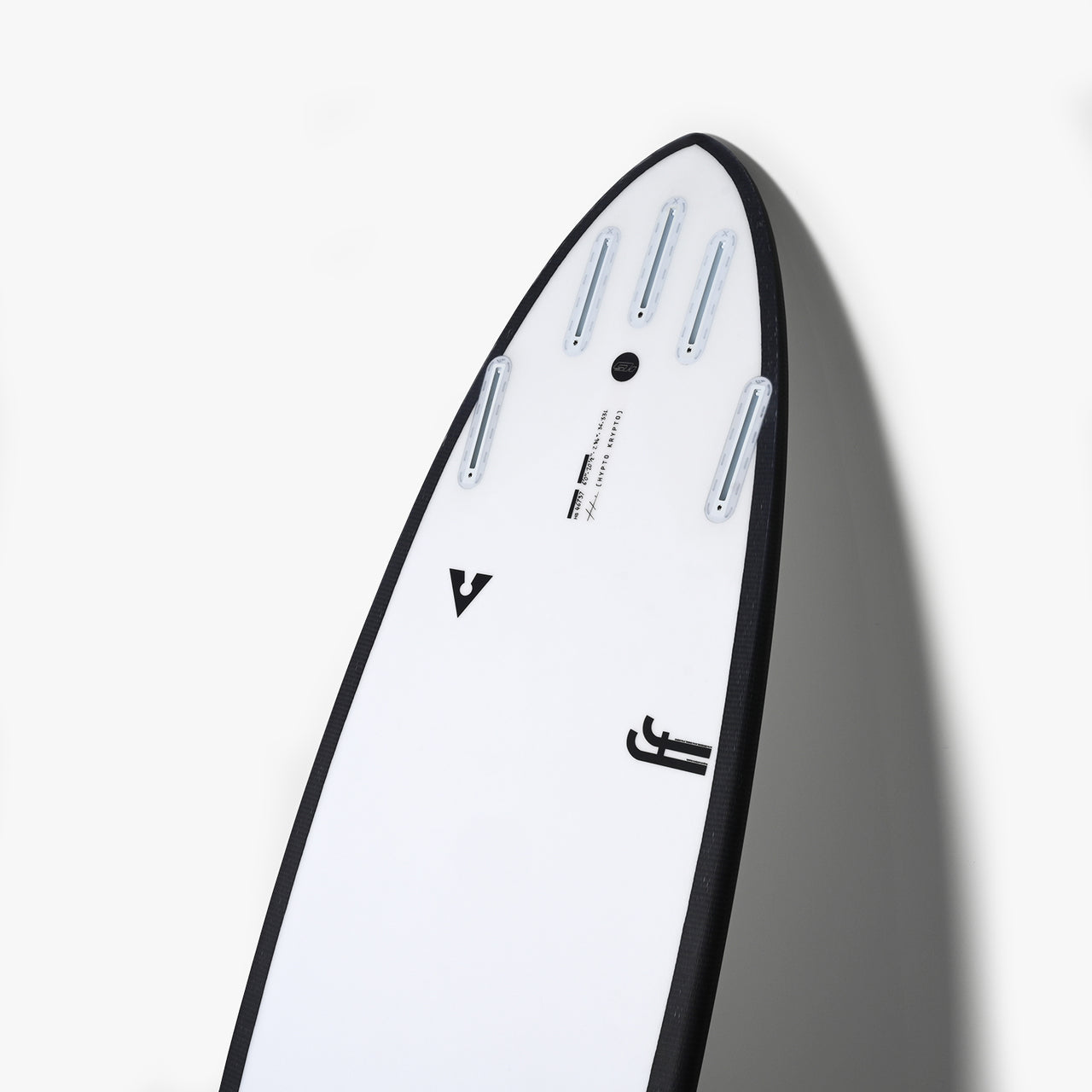 Haydenshapes Hypto Krypto 6'8 Surfboard with 5 Future Fins - Clear Tint | High-Performance Shortboard for Waves & Surfing Adventures