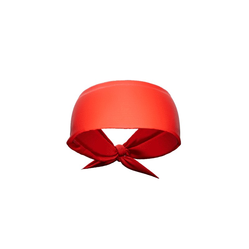 Stylish Red Tie Headband for Women - Fashionable Hair Accessory for Parties, Weddings & Everyday Wear