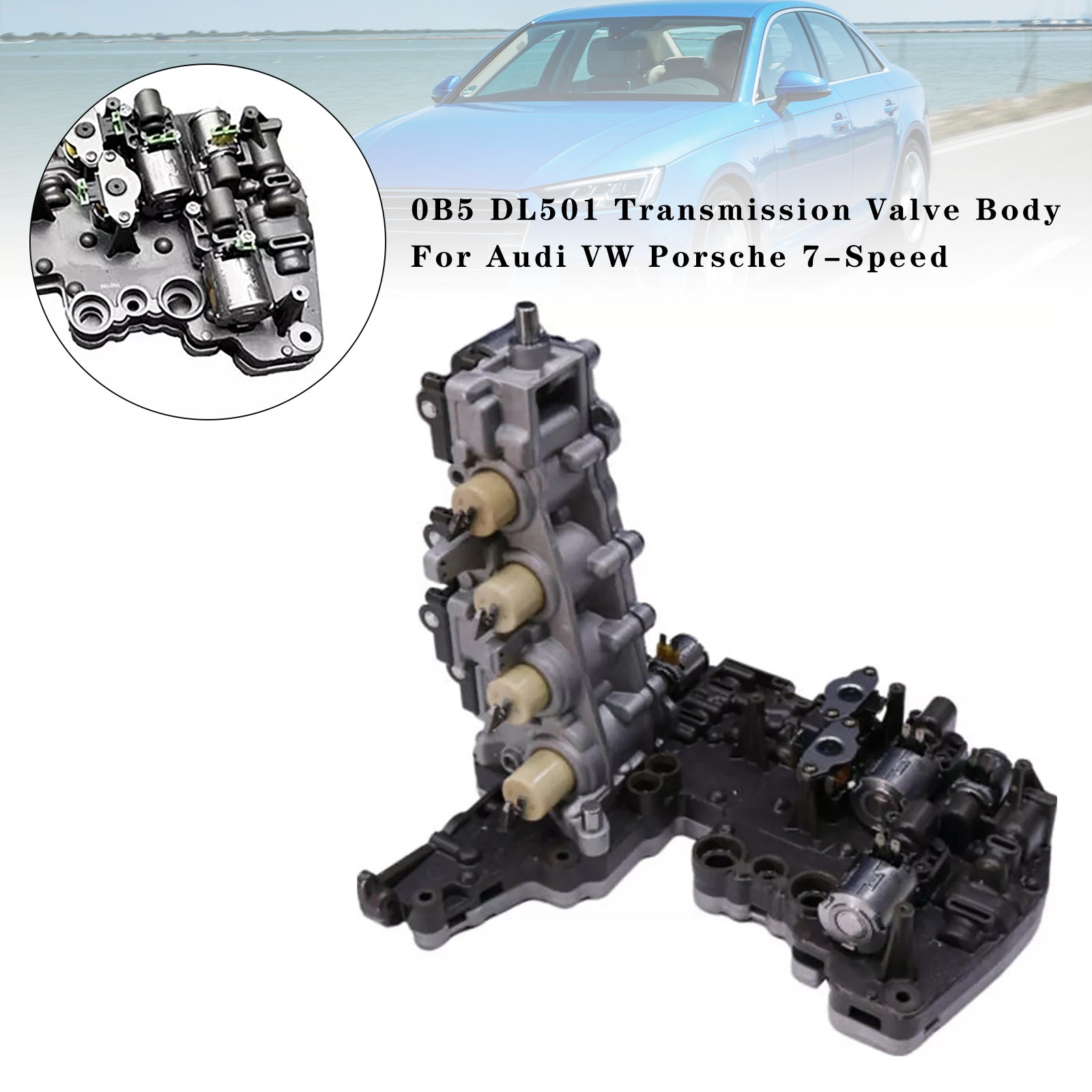 0B5 DL501 Transmission Valve Body Replacement for Audi A4 A5 A6 A7 Q5 VW Porsche - Smooth Gear Shifting & Enhanced Performance - Perfect for DIY Repairs & Professional Mechanics