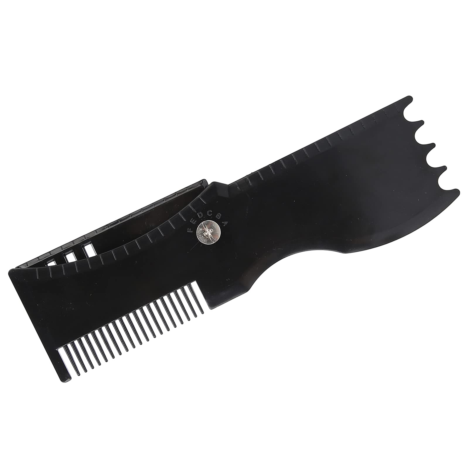 Professional Beard Shaping Tool for Men - Rotatable Beard Line Guide Template for Precise Styling, Edging & Grooming (Jaw, Cheek & Neck Line) | Perfect for Home Barbering & Salon Use