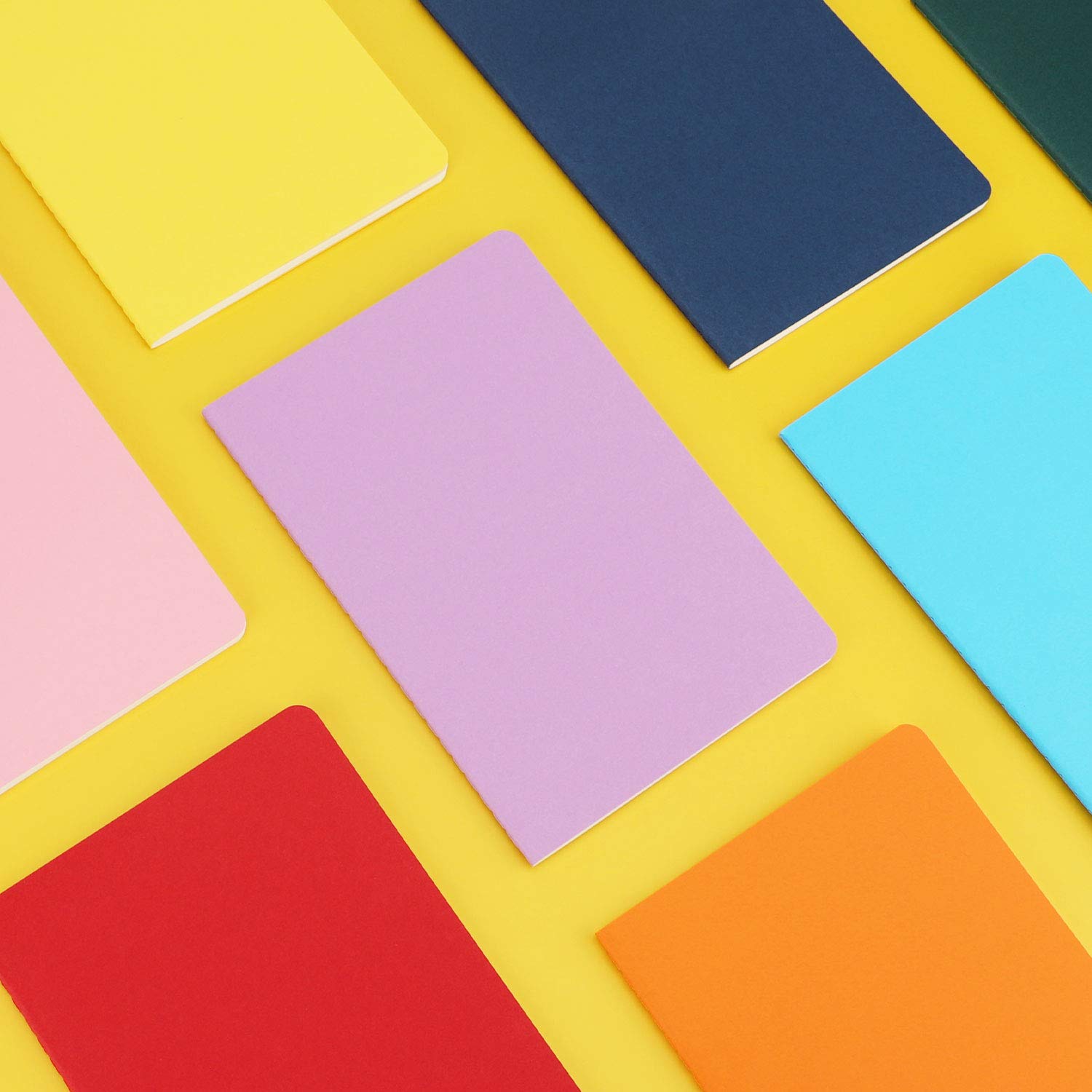EUSOAR 24-Pack A5 Lined Notebooks - 5.5