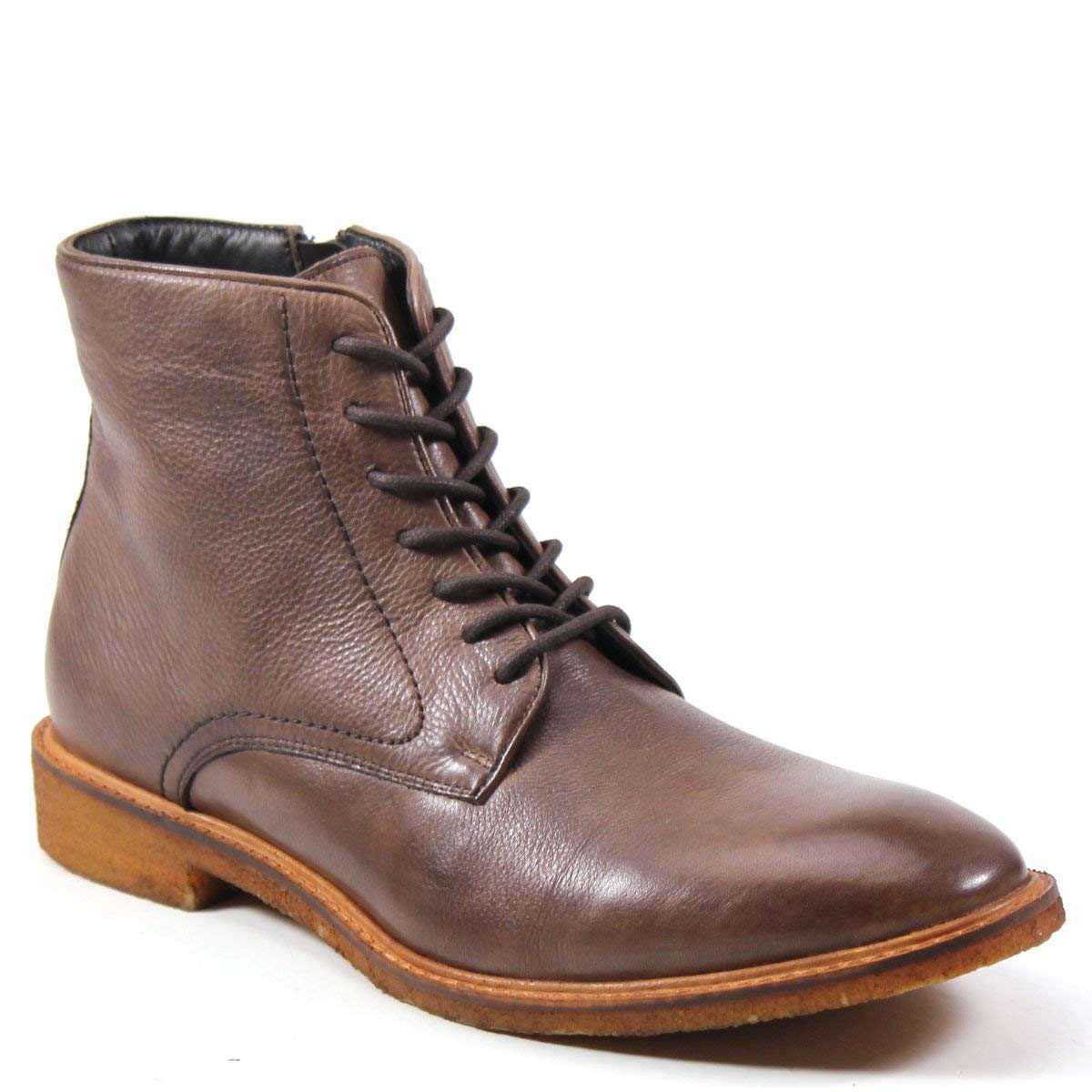 Testosterone ALLOW ME Men's Leather Derby Boots with Flex Sole - Comfortable & Stylish for Work, Casual Wear & Outdoor Activities