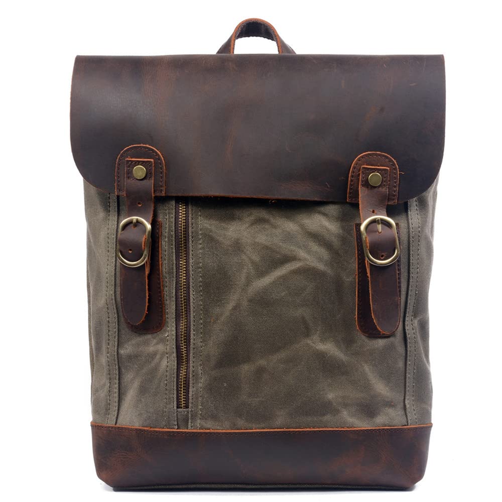 Eysee Vintage Canvas Backpack for Men - 15.7