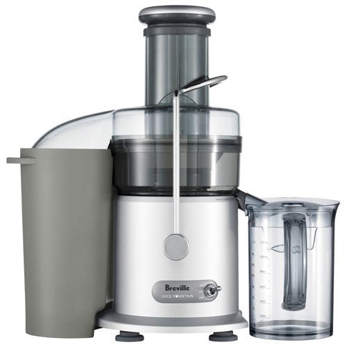 Breville JE98SIL Juice Fountain Plus - High Speed Juicer for Fruits & Vegetables - Perfect for Healthy Smoothies, Detox Drinks & Family Breakfasts