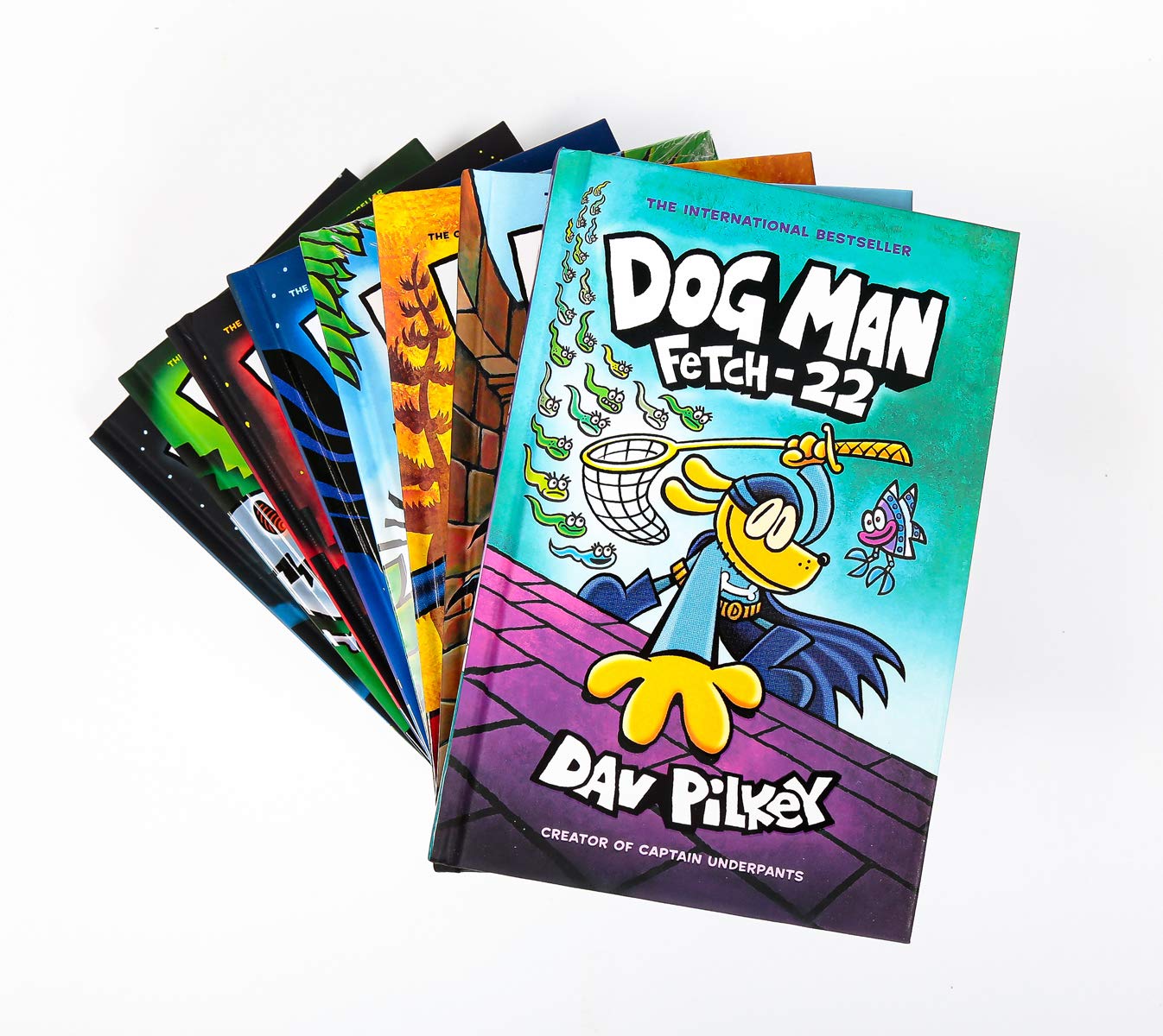 Dog Man Book Series 1-8 Set - Graphic Novels for Kids by Dav Pilkey | Fun Reading for Elementary Students & Dog Lovers | Perfect for Homeschooling, Classroom Libraries & Birthday Gifts
