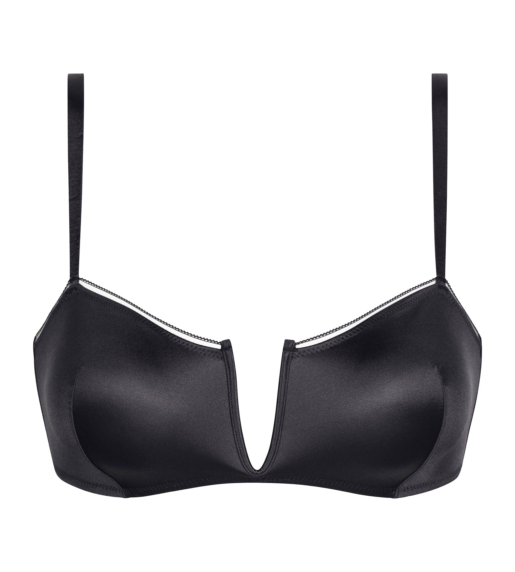 Wire-Free Satin Microfiber Bandeau Bra - Comfortable Seamless Support for Women | Perfect for Yoga, Workout & Everyday Wear