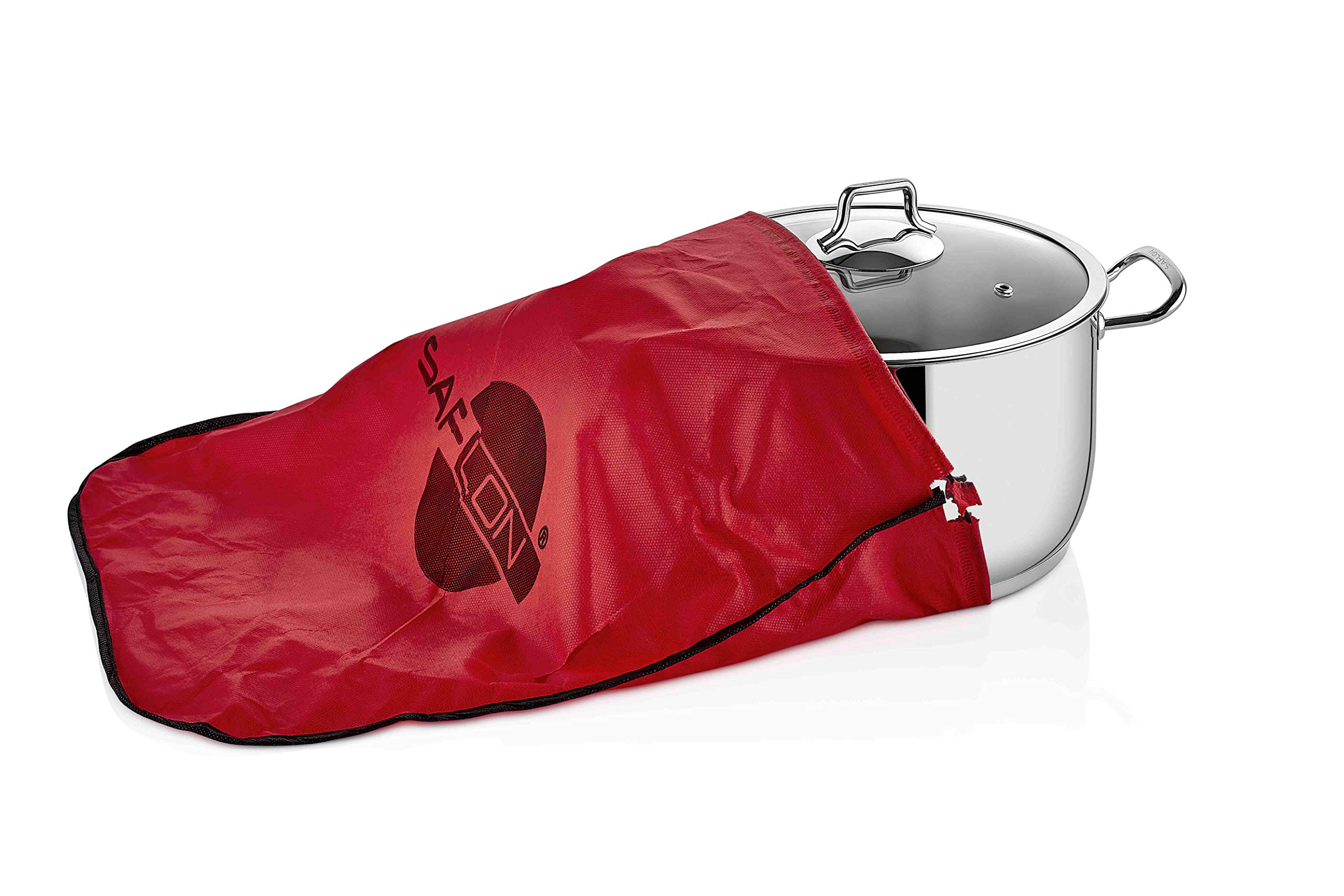 Premium 8 Quart Stainless Steel Tri-Ply Stock Pot with Glass Lid - Induction Compatible, Oven & Dishwasher Safe - Perfect for Soups, Stews, Pasta Cooking & Large Family Meals