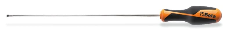 Beta 1264 L 3 x 300mm Long Series Slotted Screwdriver for Headless Screws - Perfect for Tight Spaces & Professional Mechanics