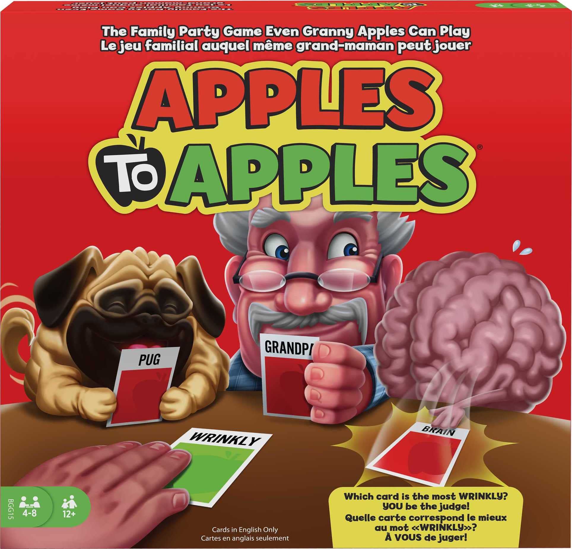 Mattel Games Apples to Apples Party in a Box - Family Card Game with 500+ Cards for Game Nights, Parties, and Family Gatherings