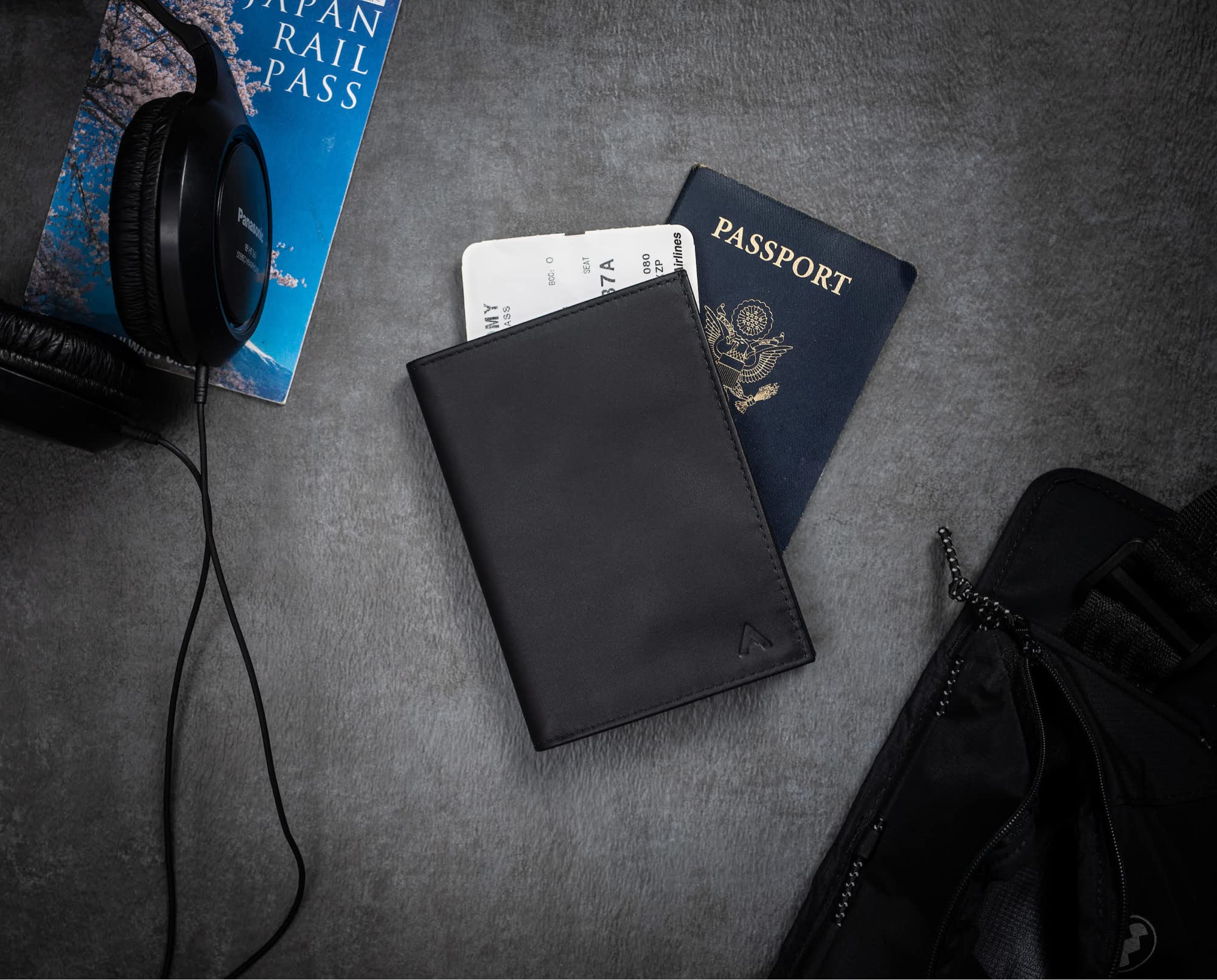 Premium Allett Passport Wallet for Men & Women - Slim RFID Blocking Leather Bifold Front Pocket Wallet - Holds 2-10 Cards + Passport | Travel, Business & Everyday Use