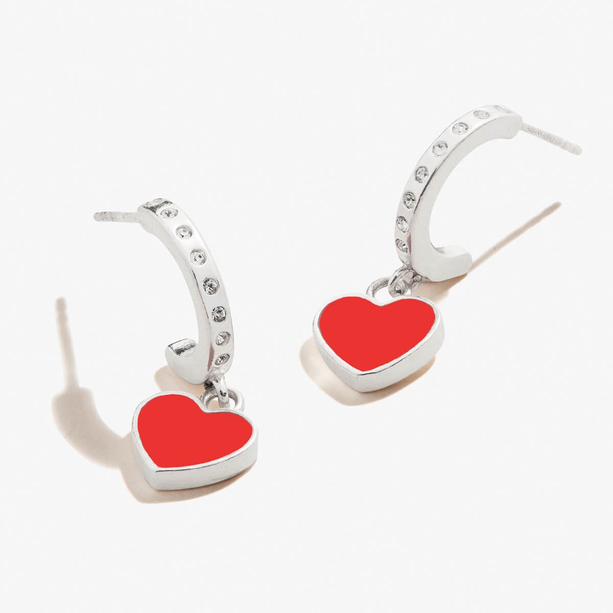 Heart Hoop Earrings for Women - 14K Gold Plated Dainty Huggie Hoops - Perfect for Valentine's Day, Anniversary Gifts & Everyday Wear