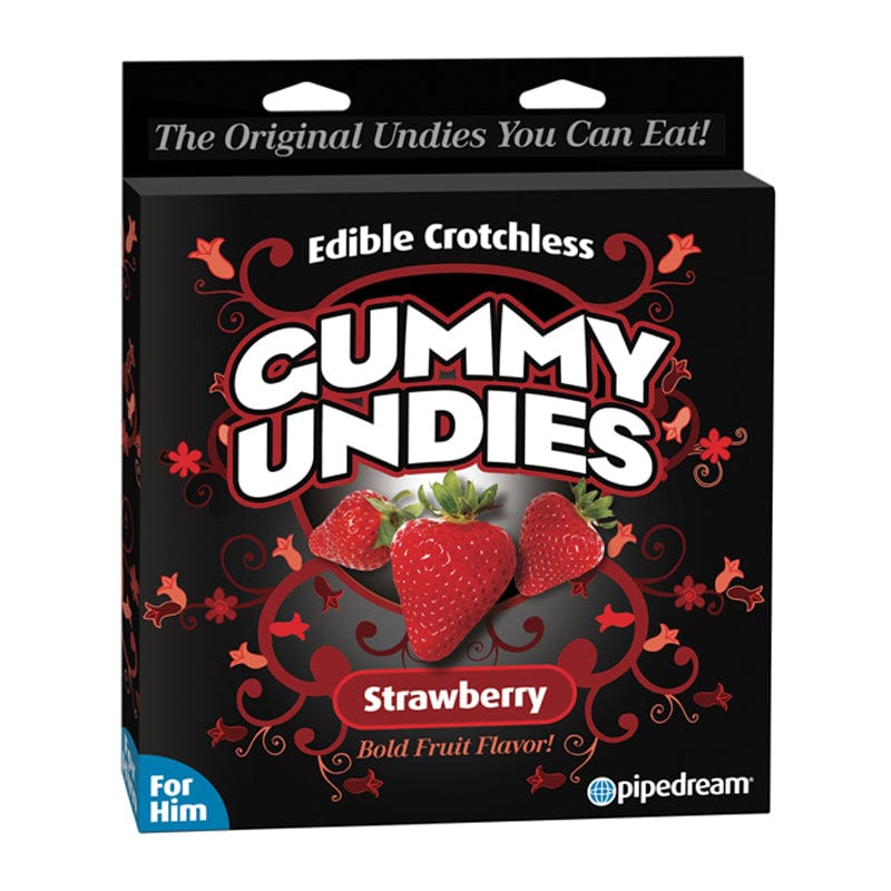Strawberry Flavored Edible Gummy Underwear for Men - Fun & Playful Adult Novelty Gift for Bachelorette Parties, Valentine's Day & Romantic Nights