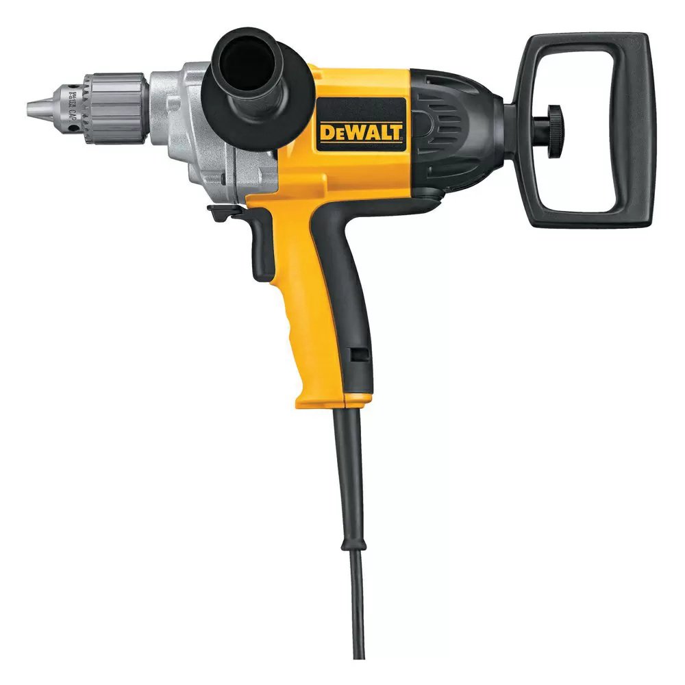 DeWalt® 1/2 Inch Heavy Duty Spade Handle Drill - Power Tool for Woodworking, Metal Drilling & Construction Projects