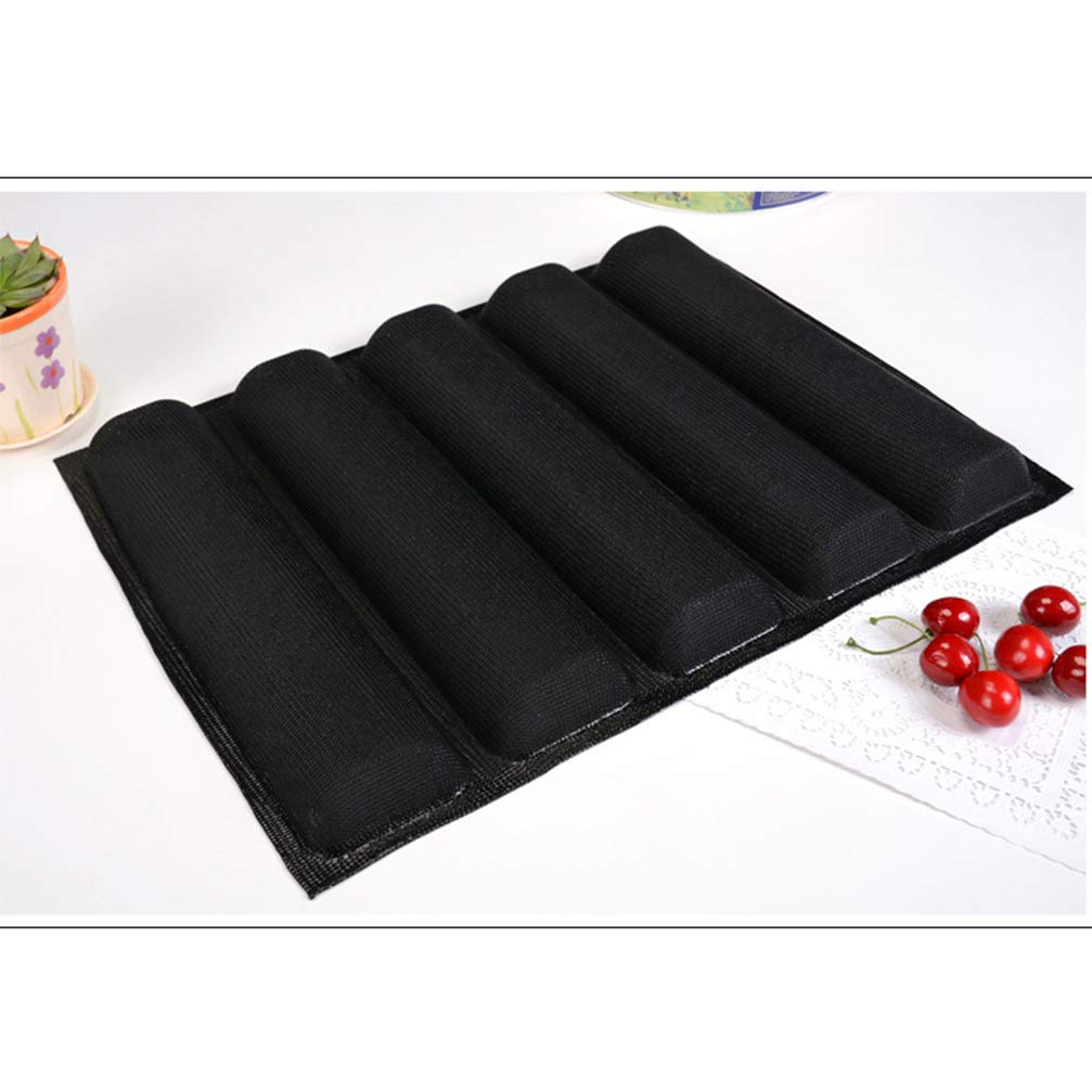 **Nonstick Silicone Bread Loaf Pan - 12 Inch French Bread Baking Tray for Oven & Toaster, 5-Wave Design, Durable & Easy Clean - Perfect for Homemade Bread, Baguettes & Pastries (Ideal for Baking, Meal Prep & Gifting)**