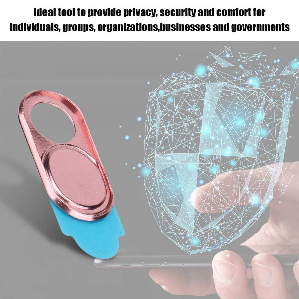 Zopsc Webcam Cover 3 Pack - Ultra Thin Metal Camera Privacy Cover for Laptop, Desktop, Tablet & Smartphone - Anti-Hacker Security Protection for Online Meetings, Video Calls & Remote Work