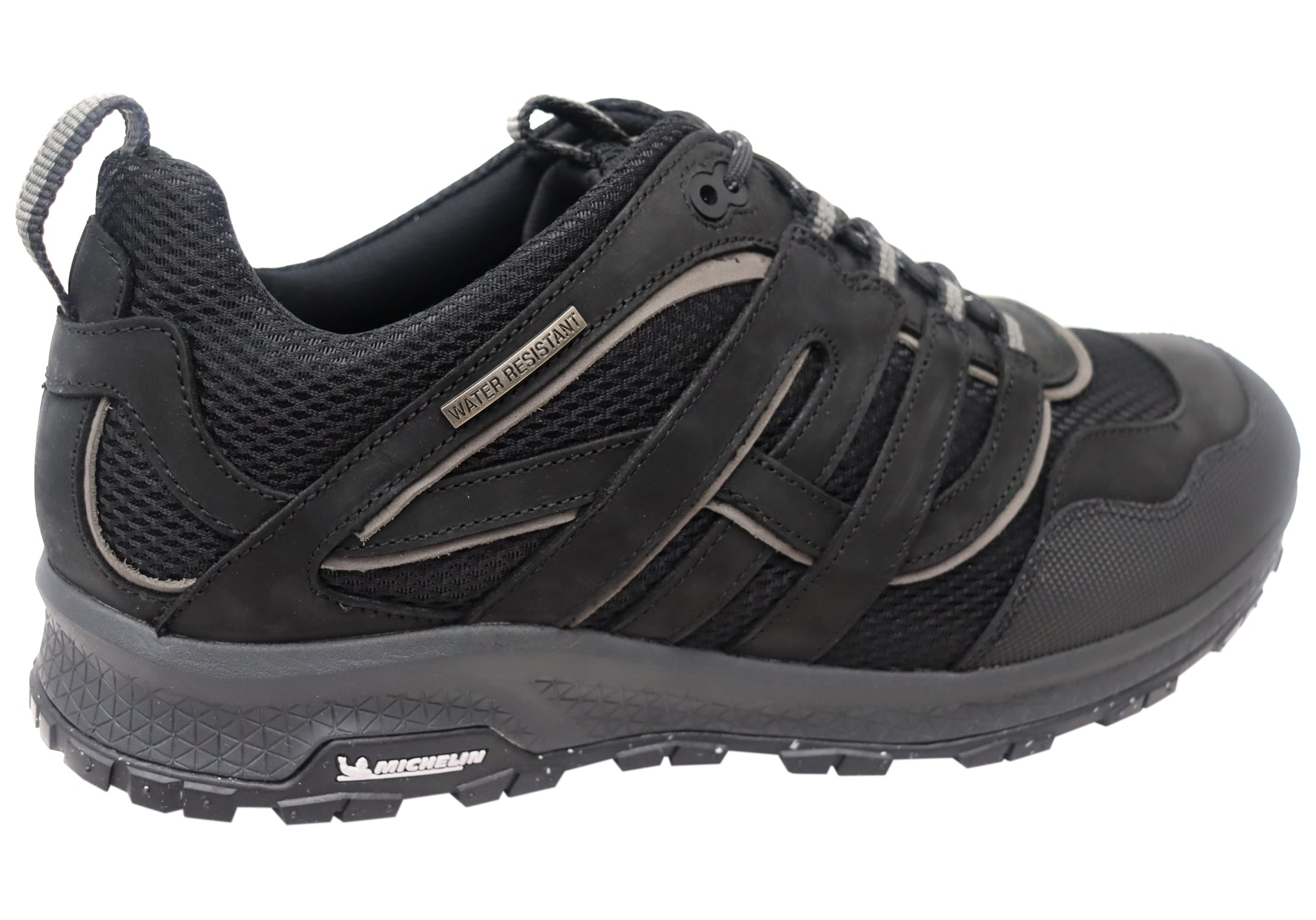 Hush Puppies Koodoo Men's Black Comfortable Leather Lace-Up Oxford Shoes for Work, Casual & Outdoor Walking