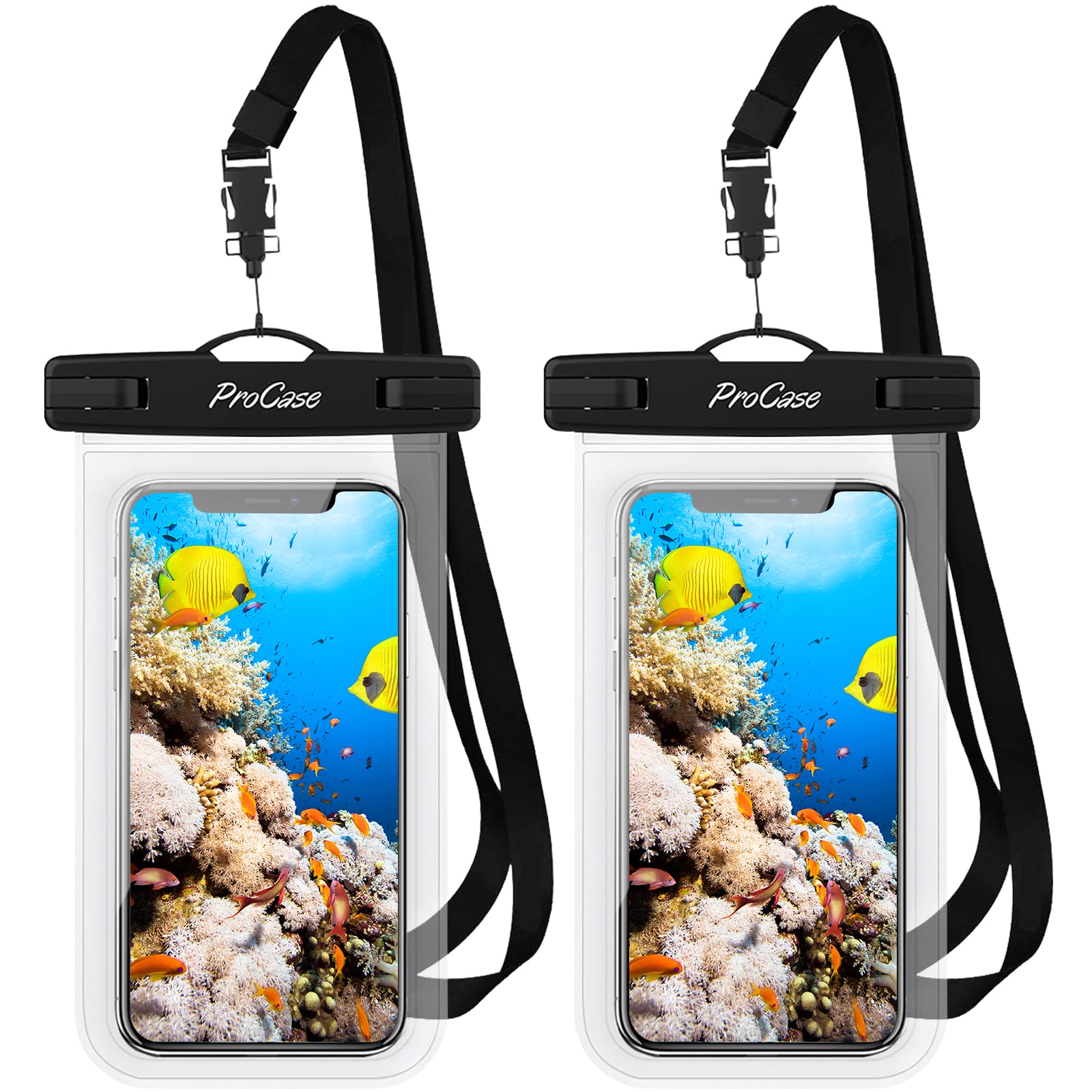 ProCase 2 Pack Waterproof Phone Pouch - Universal 7