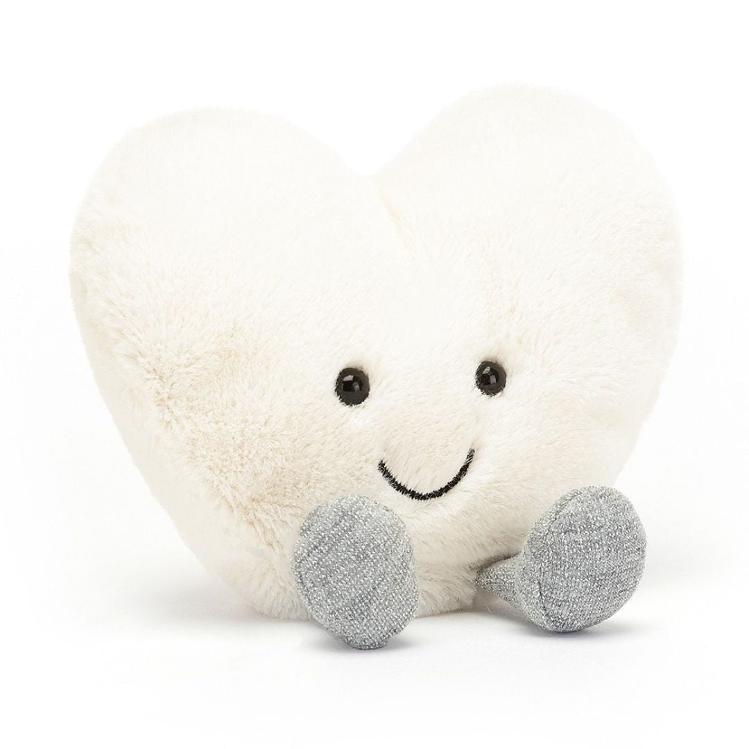 Amusable Cream Heart (Small) - Adorable Mini Cream Heart for Gifts, Decor & DIY Crafts - Perfect for Valentine's Day, Weddings & Home Decoration