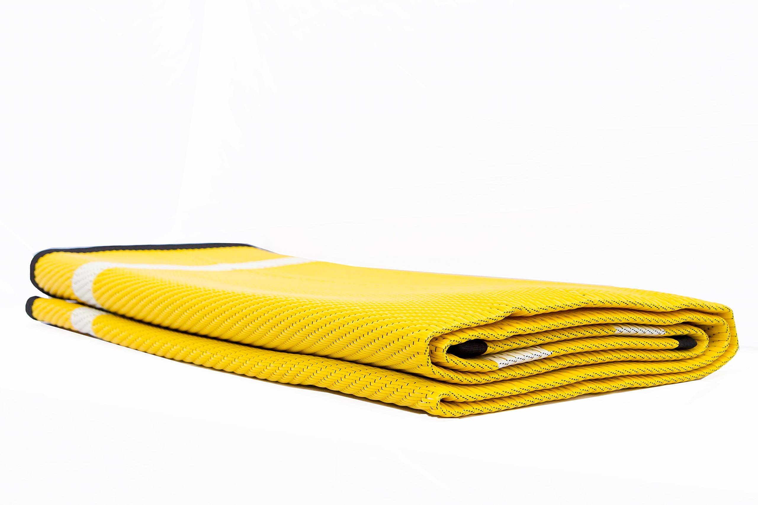 Eco-Friendly Recycled Plastic Outdoor Mat - Waterproof & Lightweight for Beach, Camping, Picnics, RV Travel & Backyard Use | Perfect Sand-Resistant Ground Cover for Outdoor Adventures