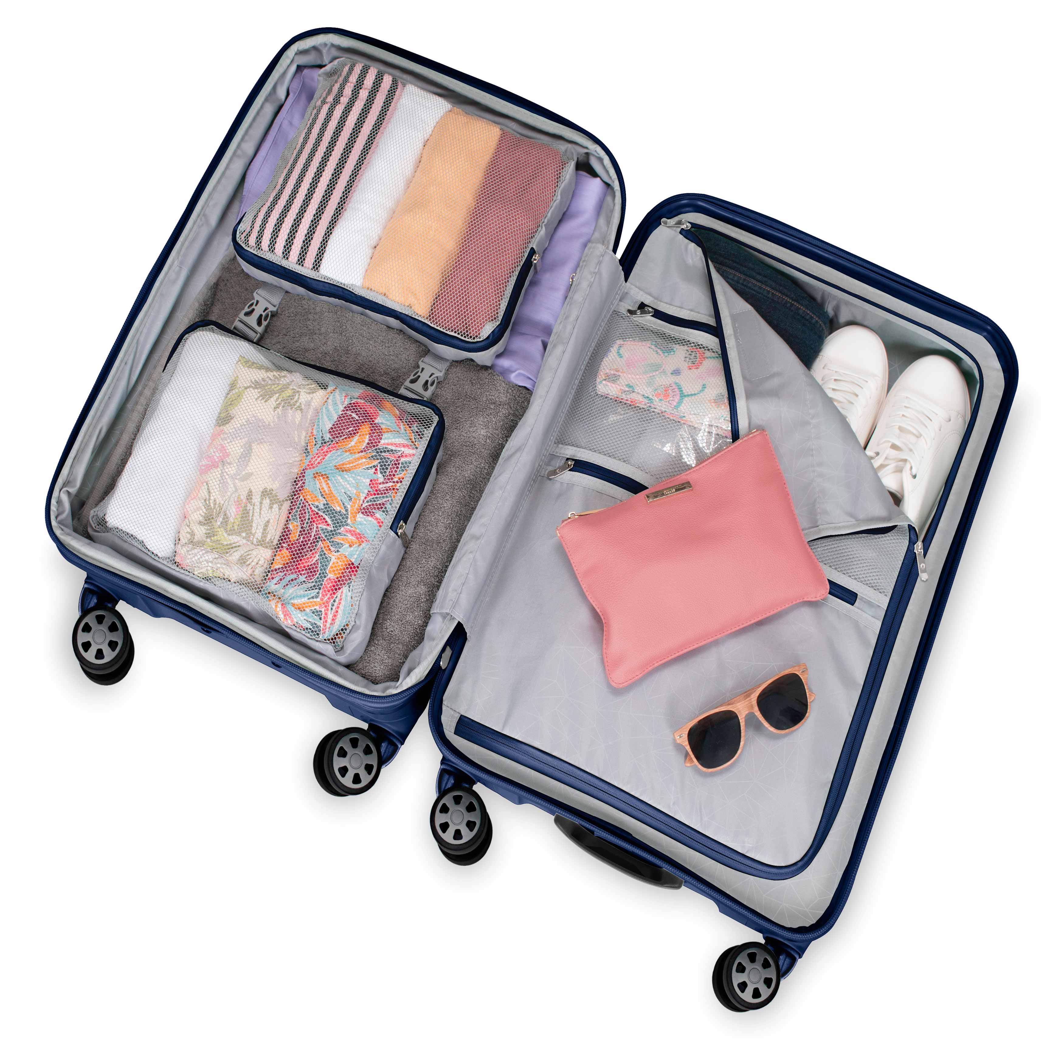 Pagosa 2-Piece Expandable Spinner Luggage Set with TSA Lock - Lightweight Durable Suitcase for Travel, Business Trips & Family Vacations