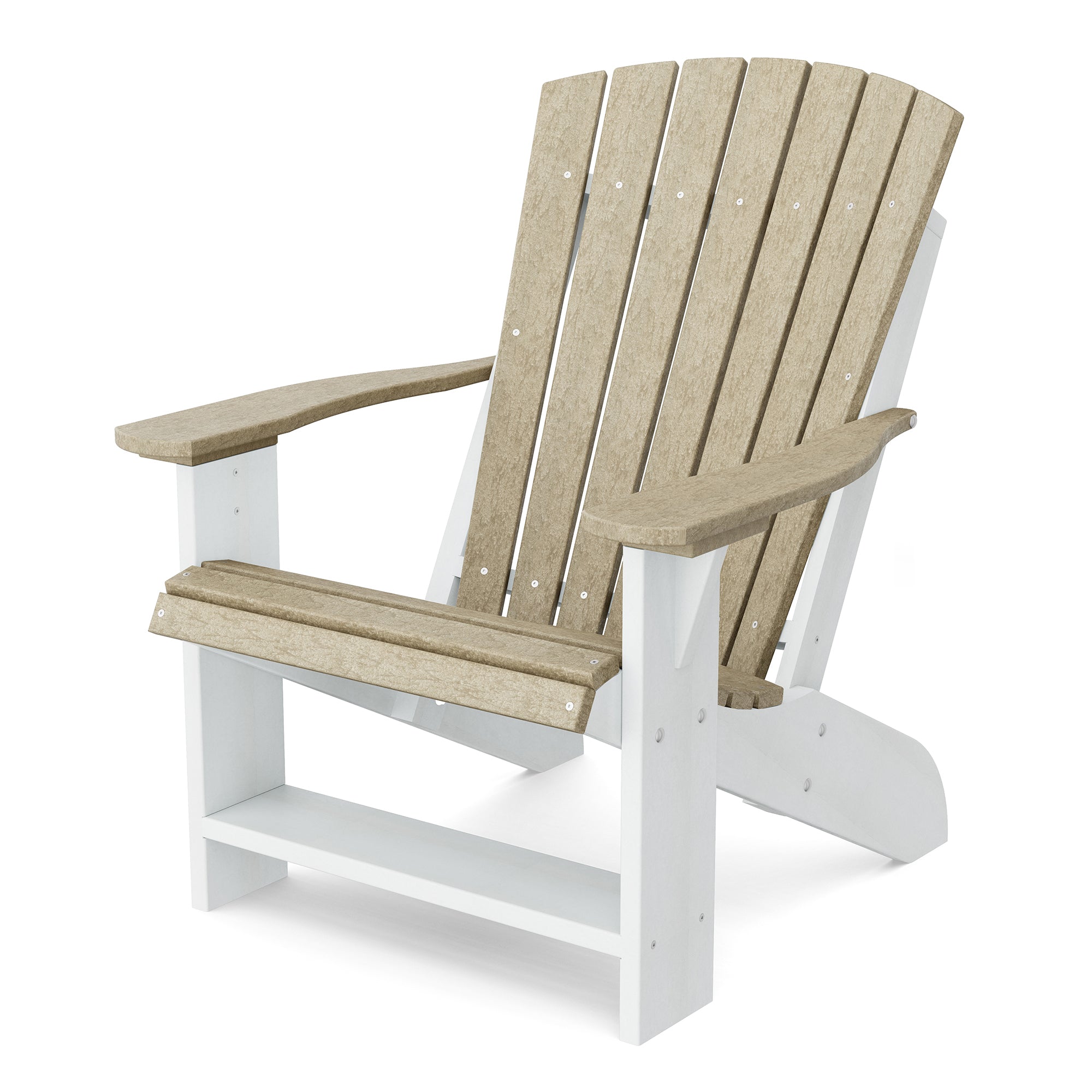 Premium Heritage Adirondack Chair - Solid Wood Outdoor Patio Furniture for Garden, Deck, Poolside & Backyard Relaxation