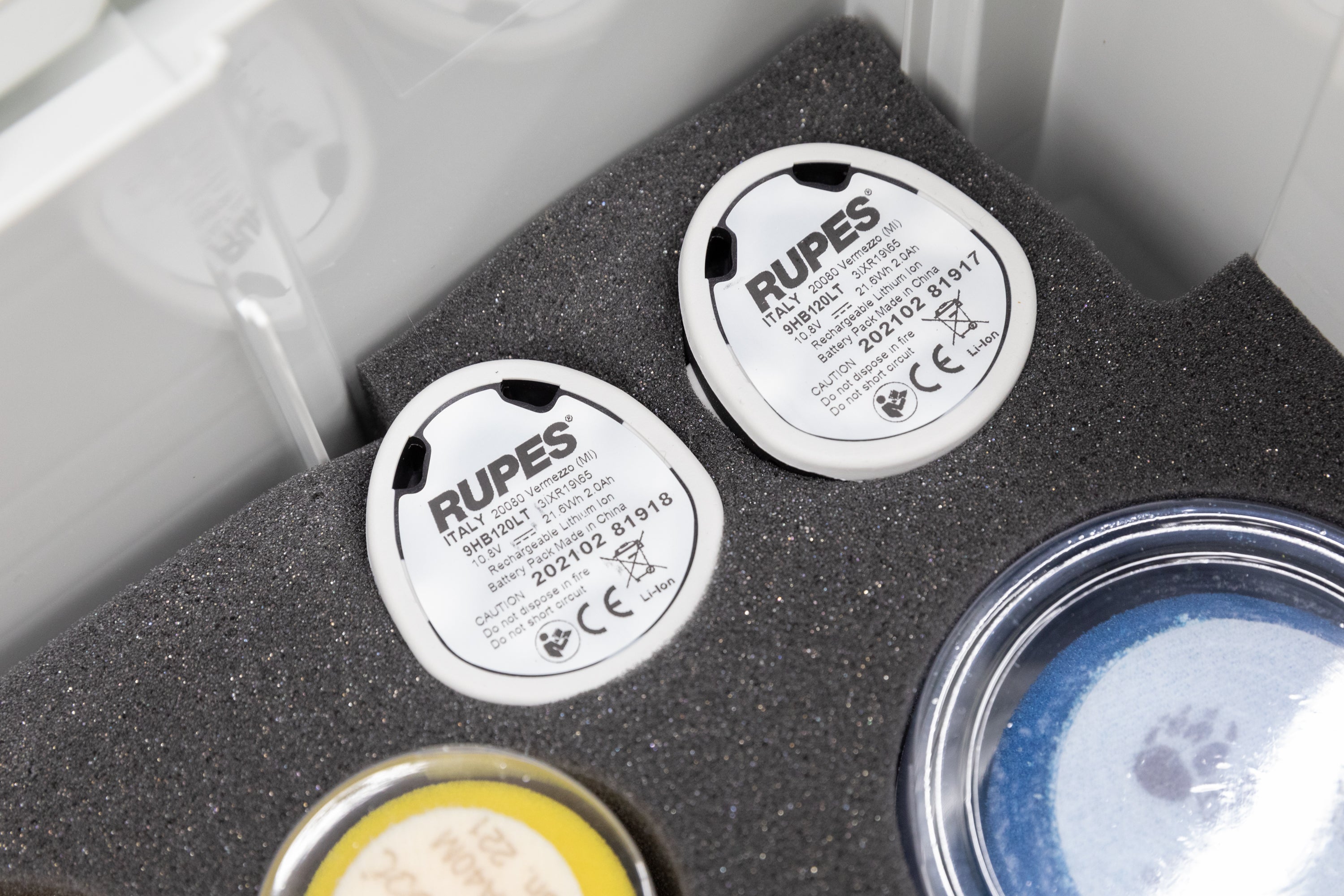 RUPES BigFoot Nano iBrid Technology Long Neck Polisher Kit (HR81ML/LUX) - Perfect for Auto Detailing, Car Polishing & Paint Correction