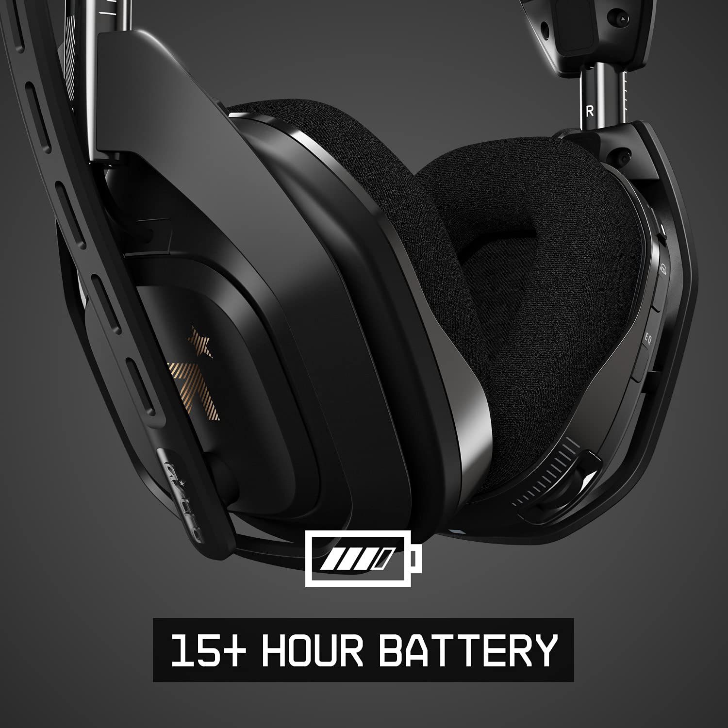 ASTRO Gaming A50 Wireless Gaming Headset with Base Station Gen 4 - Xbox Series X|S, Xbox One, PC & Mac Compatible - Black/Gold - Premium Surround Sound for Gaming, Streaming & Virtual Meetings