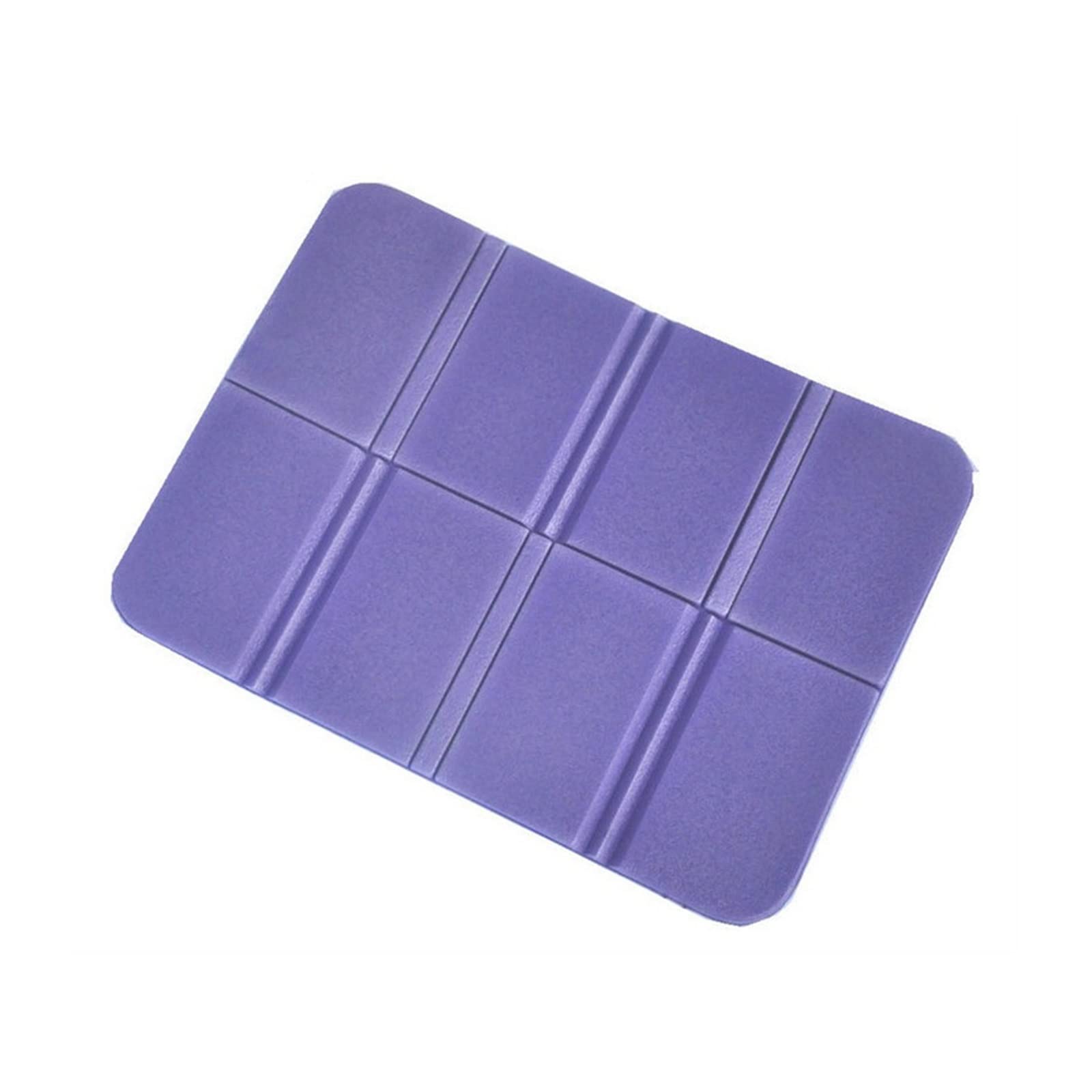 Portable XPE Foam Folding Seat Cushion - Waterproof, Lightweight Picnic Mat for Outdoor Camping, Hiking & Travel (Purple) - Perfect for Beach, Park, Stadium & Tailgating Events