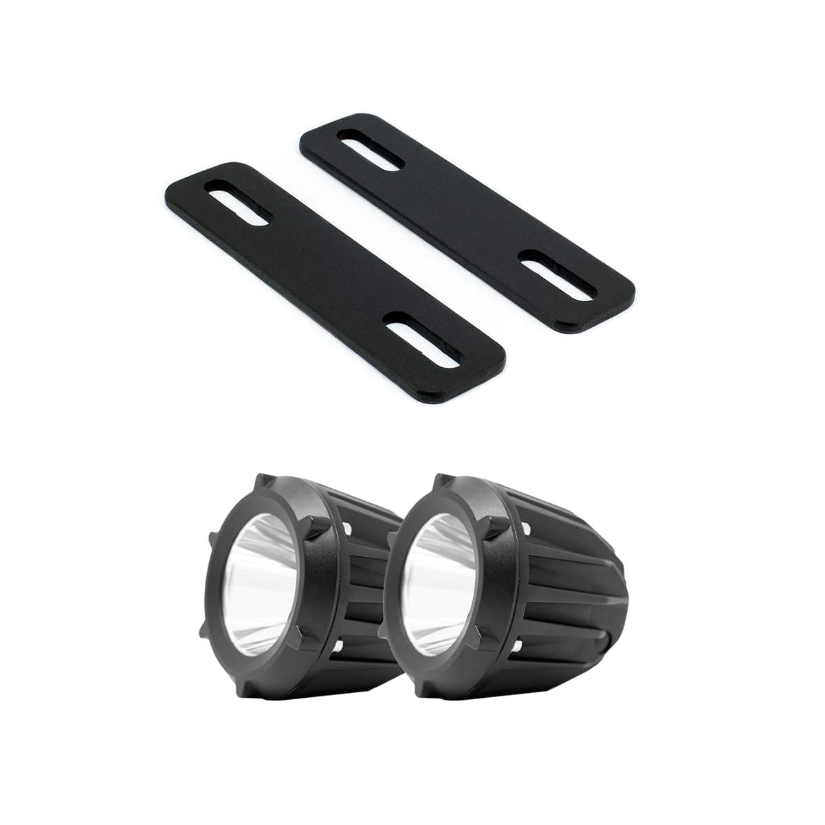 Cali Raised LED Ditch Light Mounting Brackets Extension Kit with 2 DT Plug Splitters & 3.5