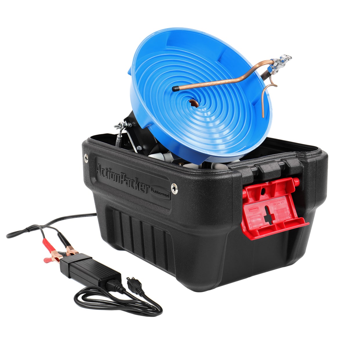 Gold Miner Advanced Spiral Wheel Gold Panning Machine with Power Supply - Portable Gold Prospecting Equipment for Outdoor Mining & Treasure Hunting