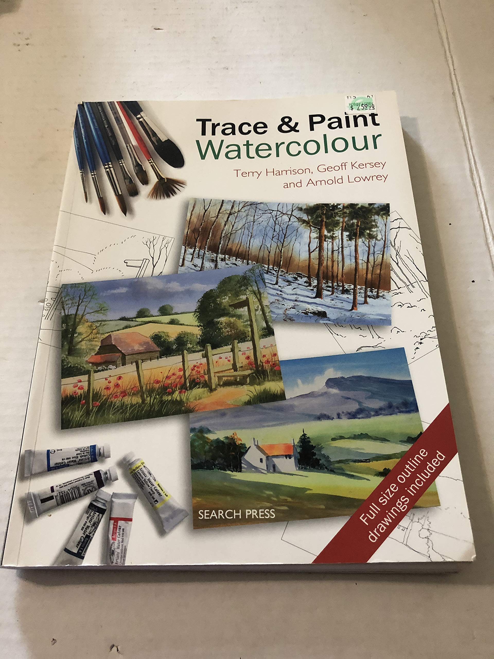 Trace & Paint Watercolor Kit - Premium Watercolor Tracing Paper Set for Artists & Beginners - Perfect for Sketching, Drawing & Painting Practice - Ideal for DIY Art Projects, Home Decor & Gift Giving