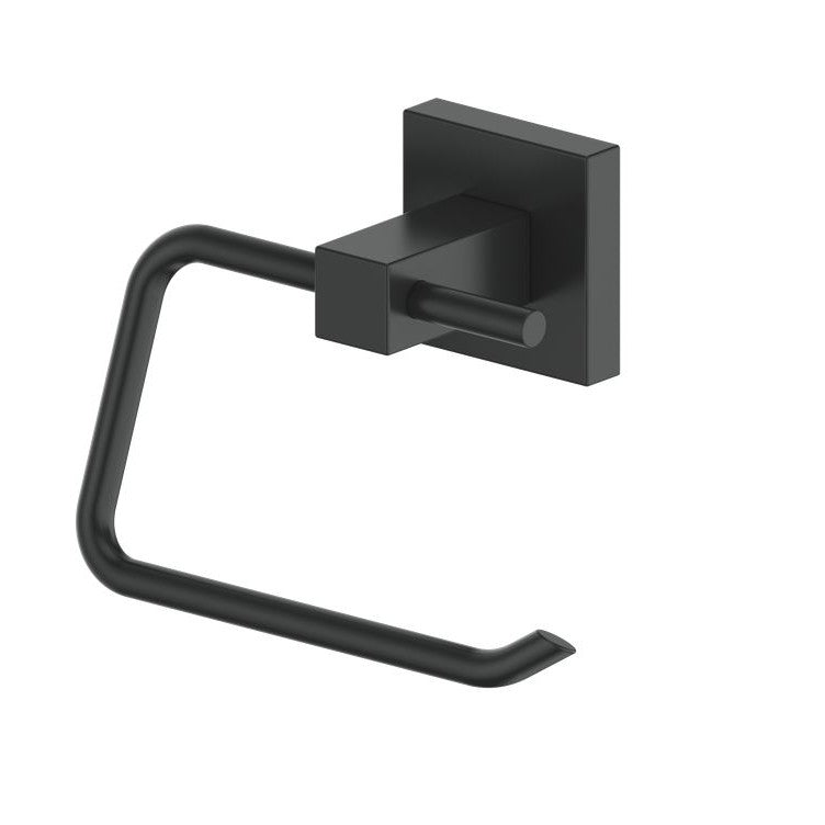 ZLINE Bliss Matte Black Toilet Paper Holder - Modern Bathroom Tissue Roll Stand for Home & Office (BLS TP MB) - Perfect for Bathrooms, Restrooms, and Powder Rooms