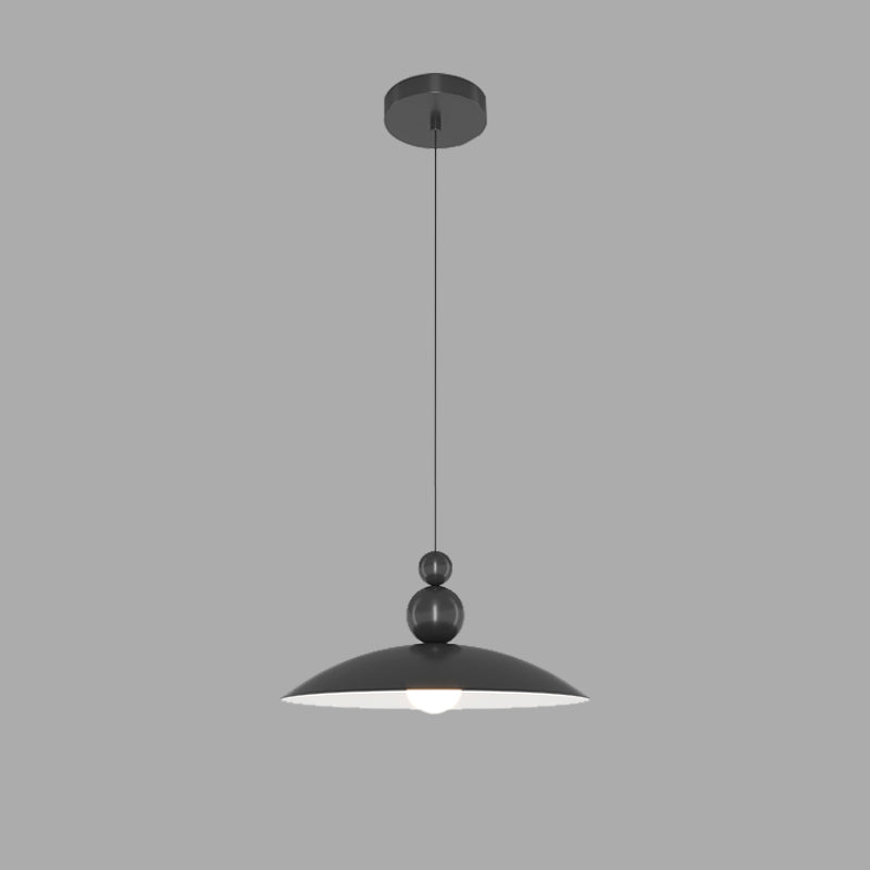 Modern UFO Pendant Light Fixture - Sleek LED Ceiling Lamp for Kitchen, Dining Room & Bedroom - Adjustable Hanging Light with Warm/Cool White Options - Perfect for Home, Office & Restaurant Decor