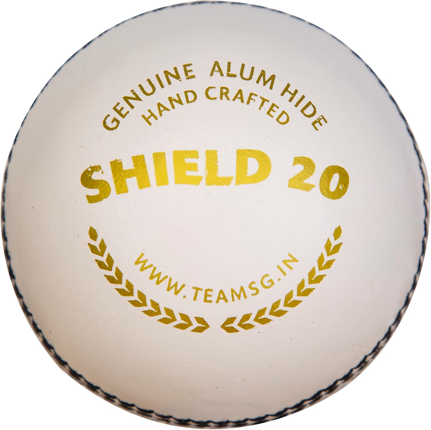 Premium SG Cricket Shield 20 Leather Cricket Ball – Professional Grade for Matches & Practice – Ideal for Club, School & Tournament Play