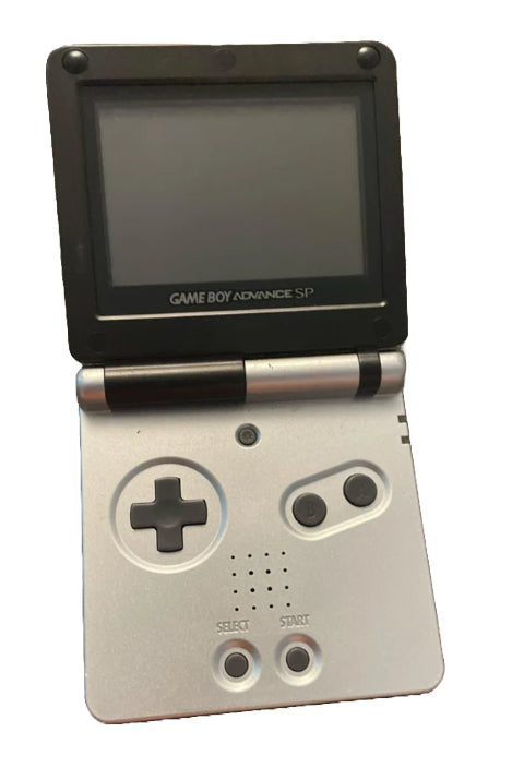 Original Nintendo Game Boy Advance SP Platinum & Onyx Limited Edition - Retro Handheld Gaming Console for Kids & Adults - Perfect for Travel, Gifts & Nostalgic Gaming