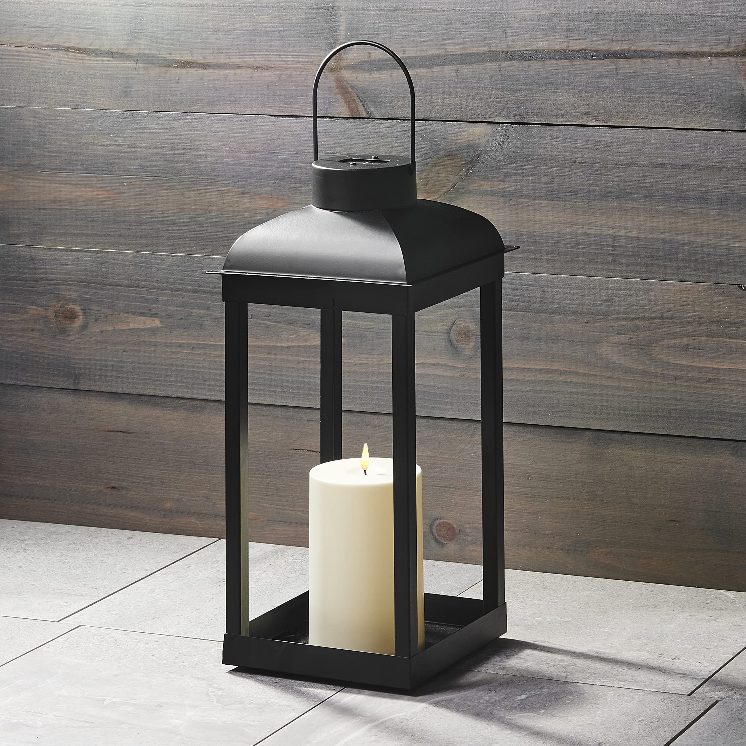 Solar Powered Outdoor Candle Lantern - 15