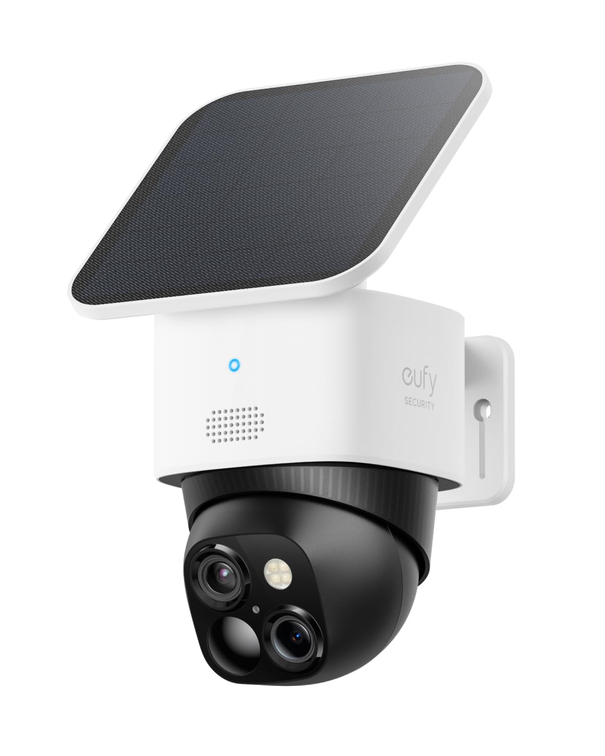 eufy Security SoloCam S340 with HomeBase 3 - Solar Powered Wireless Outdoor Security Camera | 360° Surveillance with No Blind Spots | 2.4GHz Wi-Fi & No Monthly Fees | Compatible with HomeBase S380 | Ideal for Home, Garage & Backyard Security Monitoring