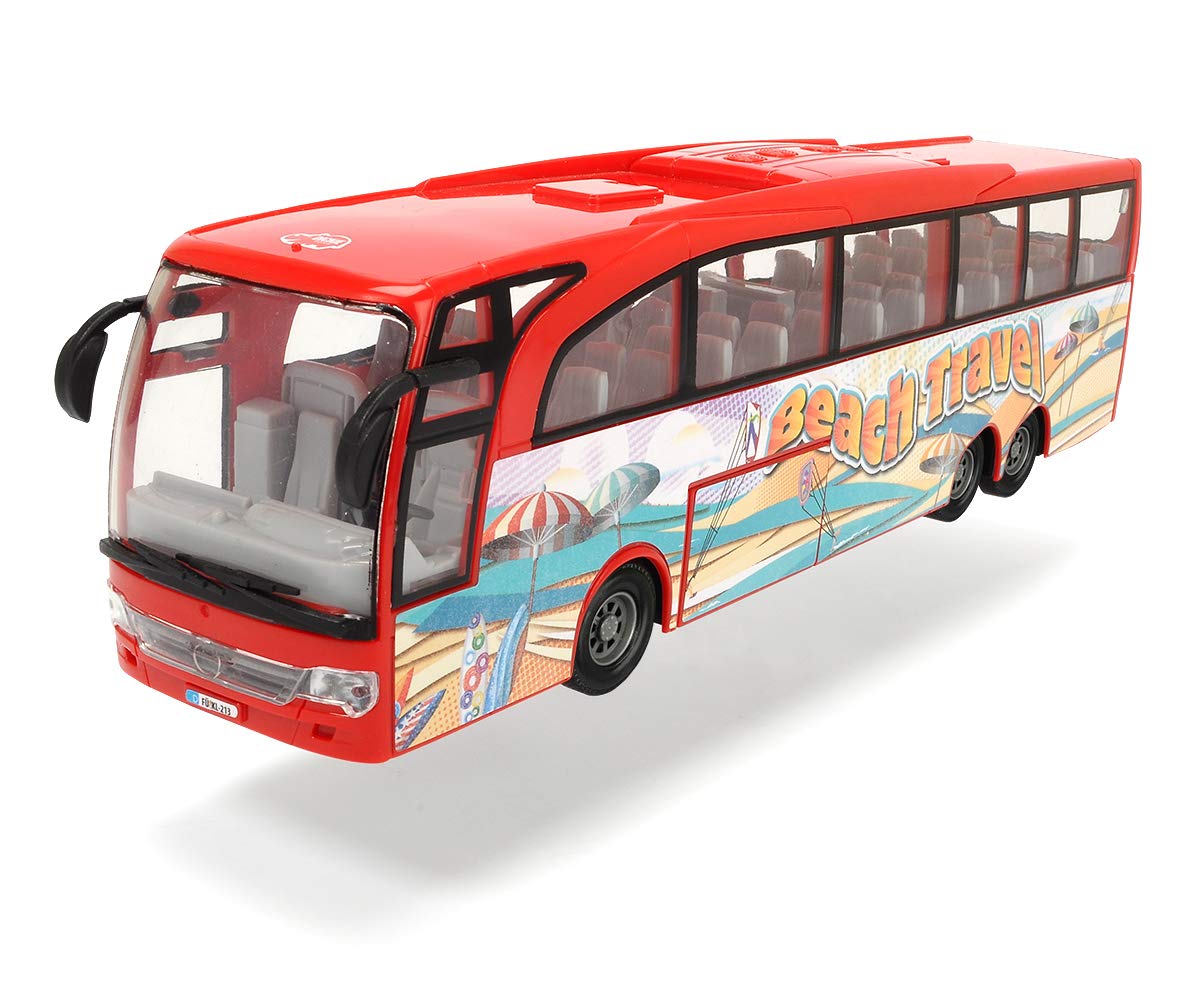 Dickie Toys Touring Bus - Large Yellow School Bus Toy for Kids with Lights & Sounds | Perfect for Pretend Play, Birthday Gifts & Early Learning Scenes
