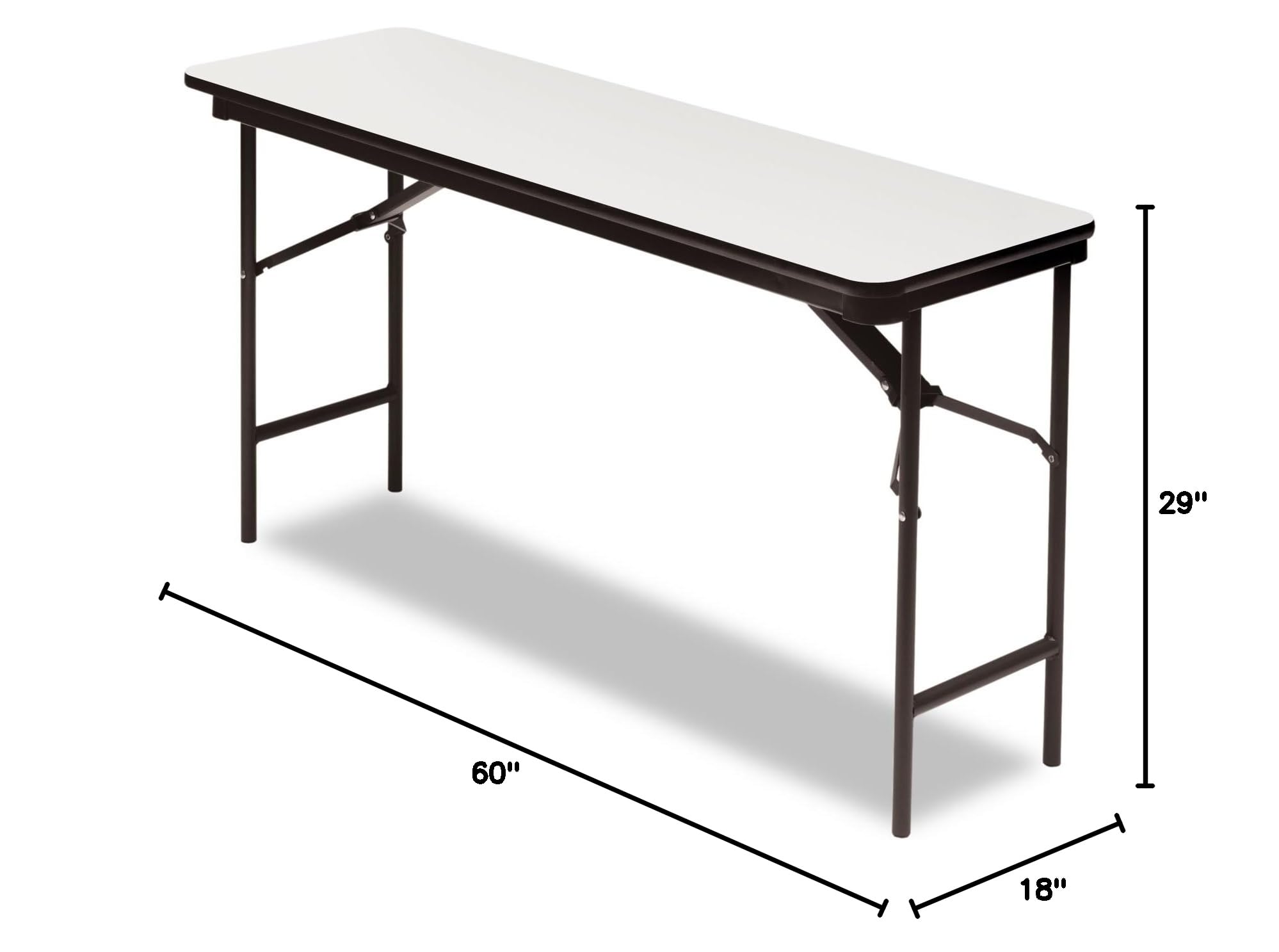 Premium Wood Laminate Folding Table - 60
