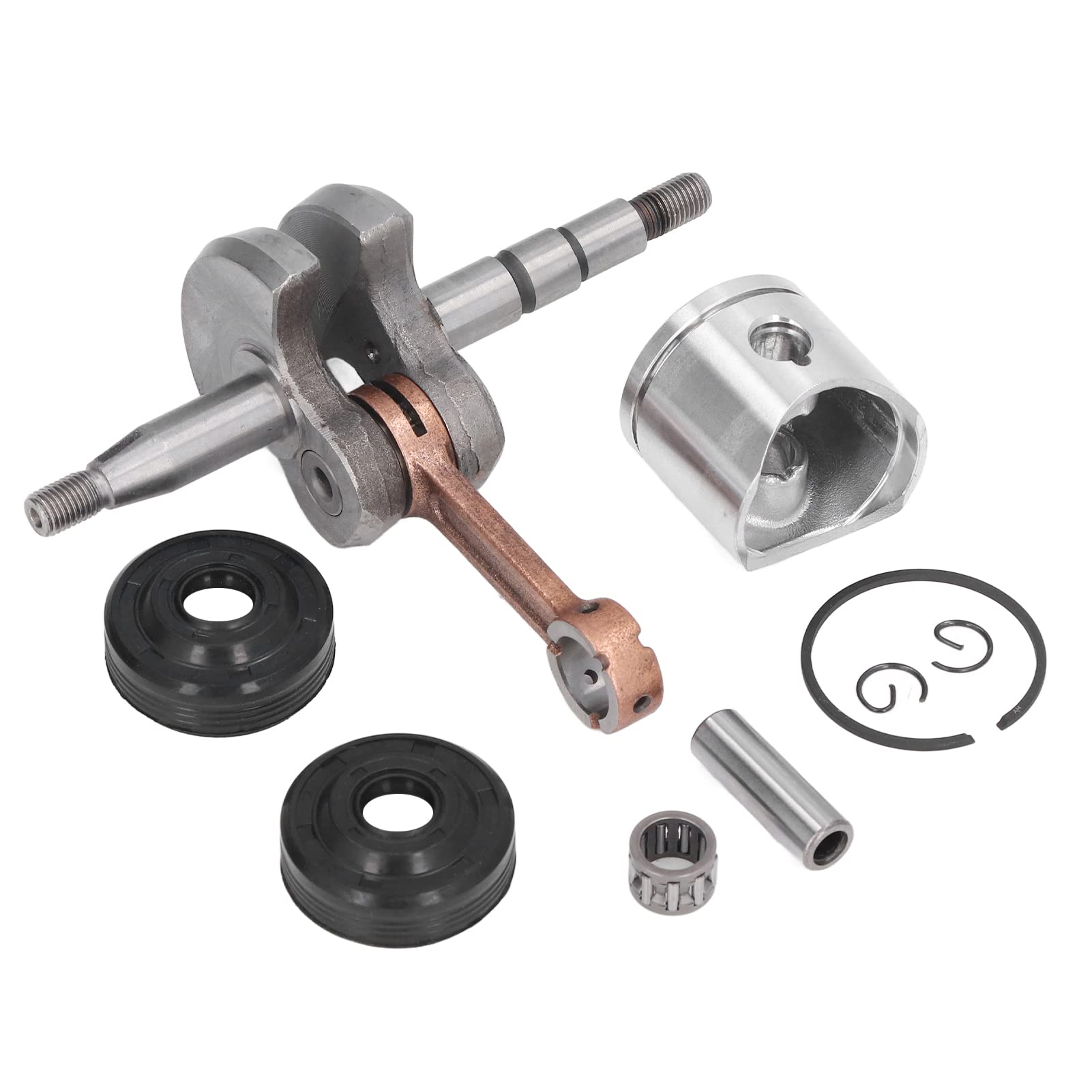 Kadimendium Chainsaw Crankshaft Assembly & Bearing Set - Compatible with 136 137 141 142 Chainsaws - Safe & Reliable Replacement Part for Wood Cutting & Forestry Maintenance