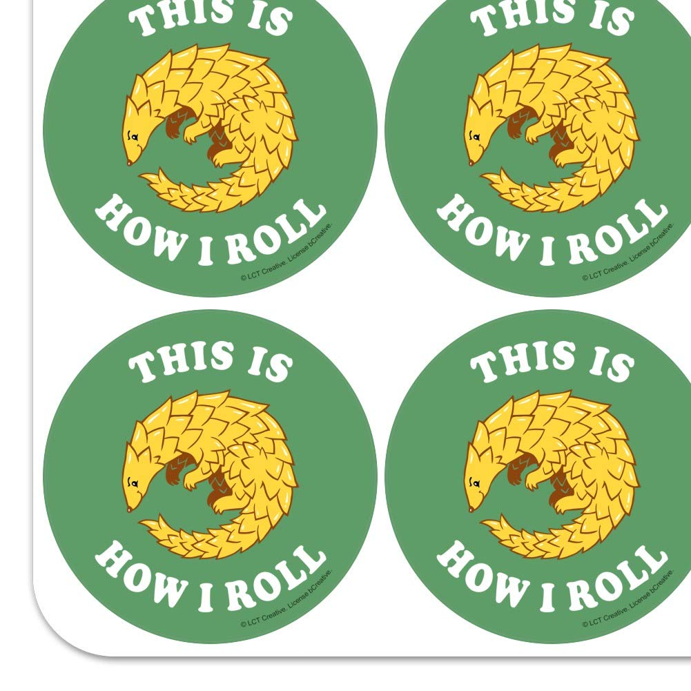 Funny Armadillo Stickers for Planners, Calendars & Scrapbooking - Cute Crafting Decals for Bullet Journals, DIY Projects & Gift Wrapping