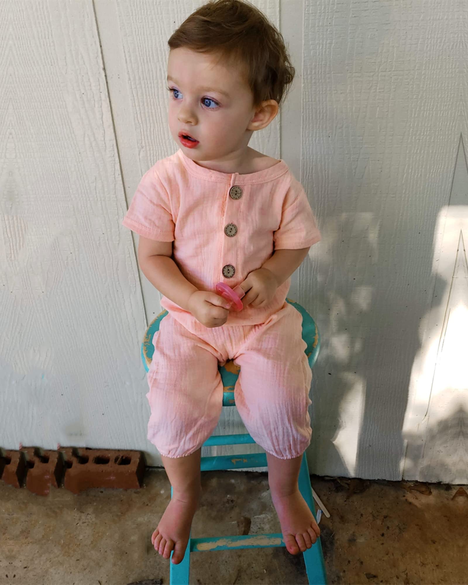 **Newborn Baby Girl Clothes - Summer Short Sleeve Romper Jumpsuit & Bodysuit Outfits | Soft & Cute Infant Wear for 0-12 Months | Perfect for Playdates, Photos & Daily Comfort**